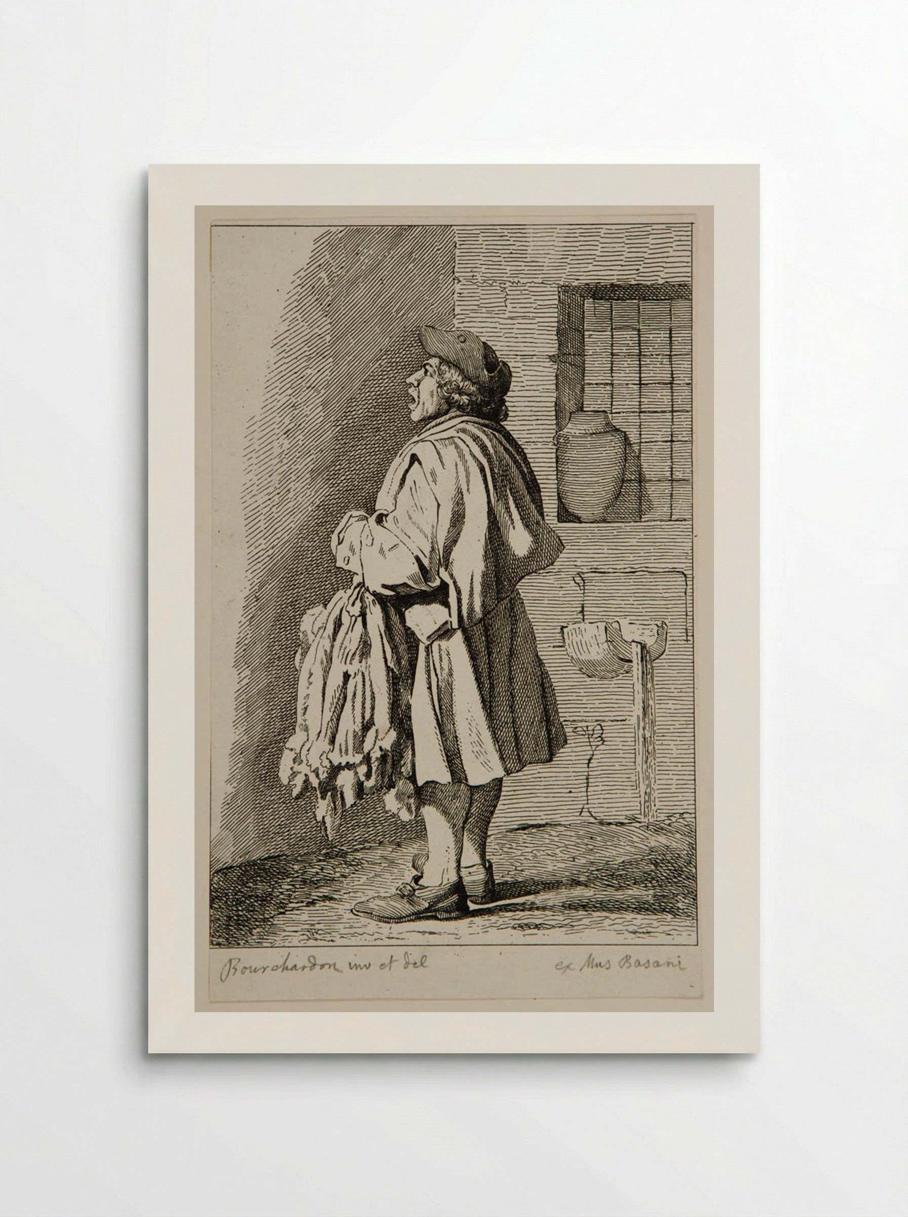 The Rabbit Pellets Seller - Anne Claude de Thubières, comte de Caylus - Poster