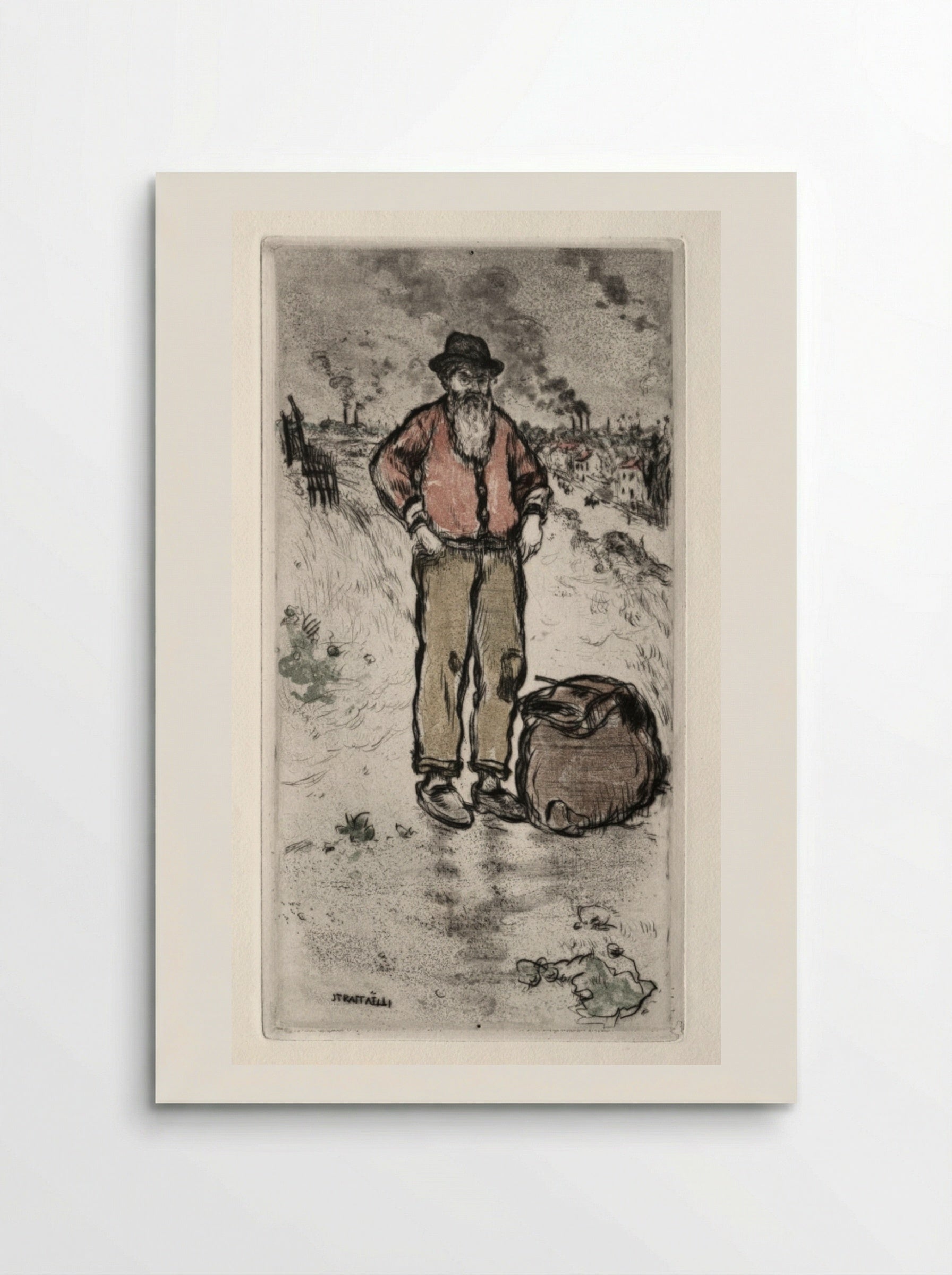 The Rag Picker - Jean-François Raffaëlli - Poster