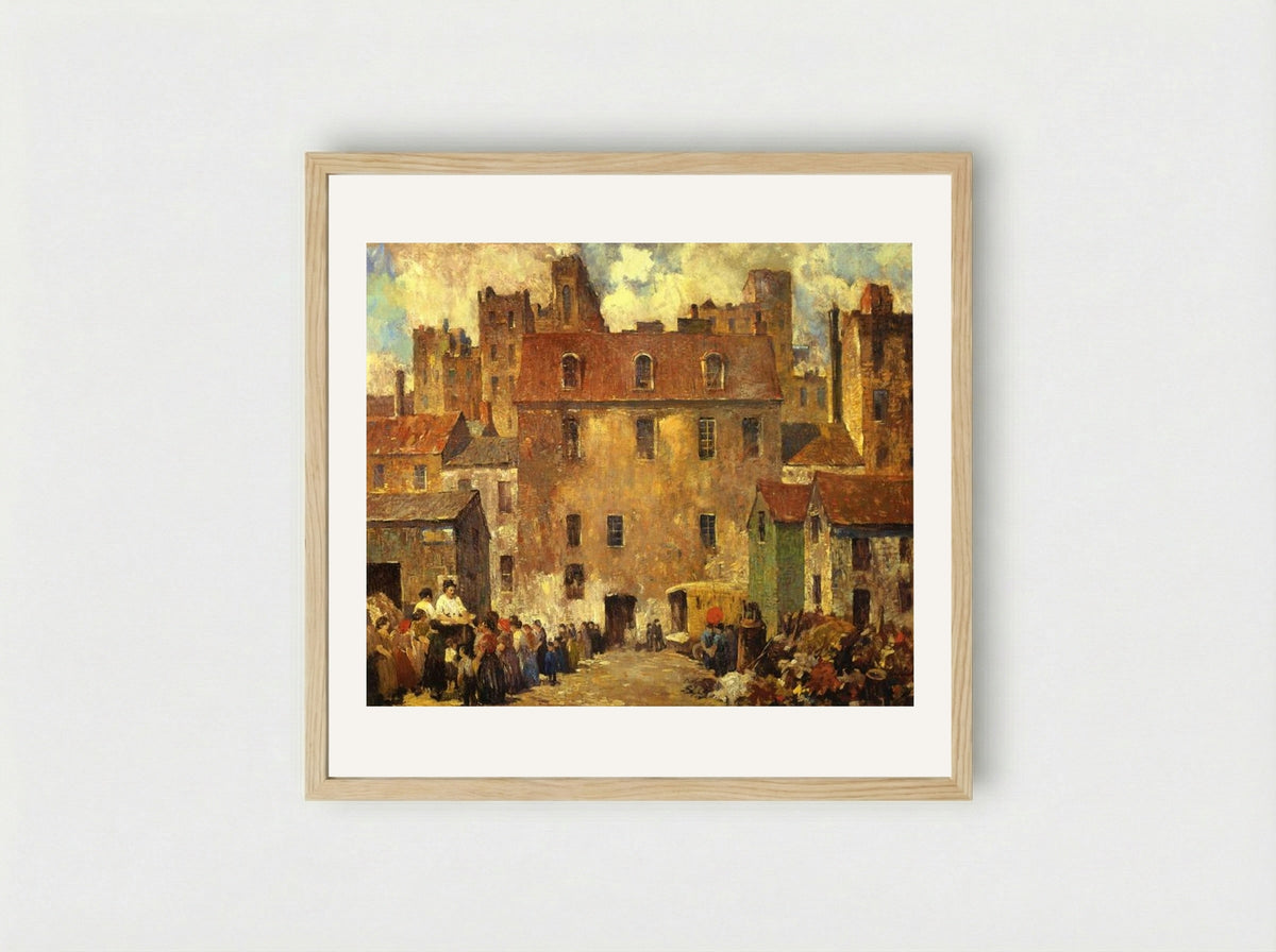 The Rag Pickers - Robert Spencer - Framed Print Wood