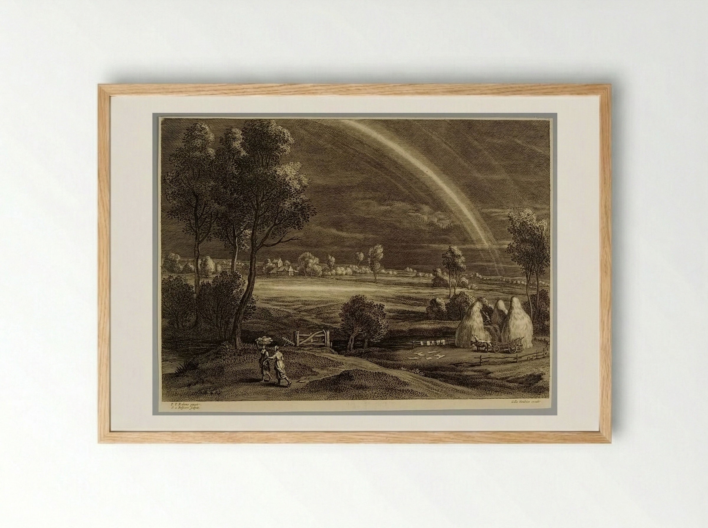 The Rainbow - Schelte Adamsz. Bolswert - Framed Print Wood
