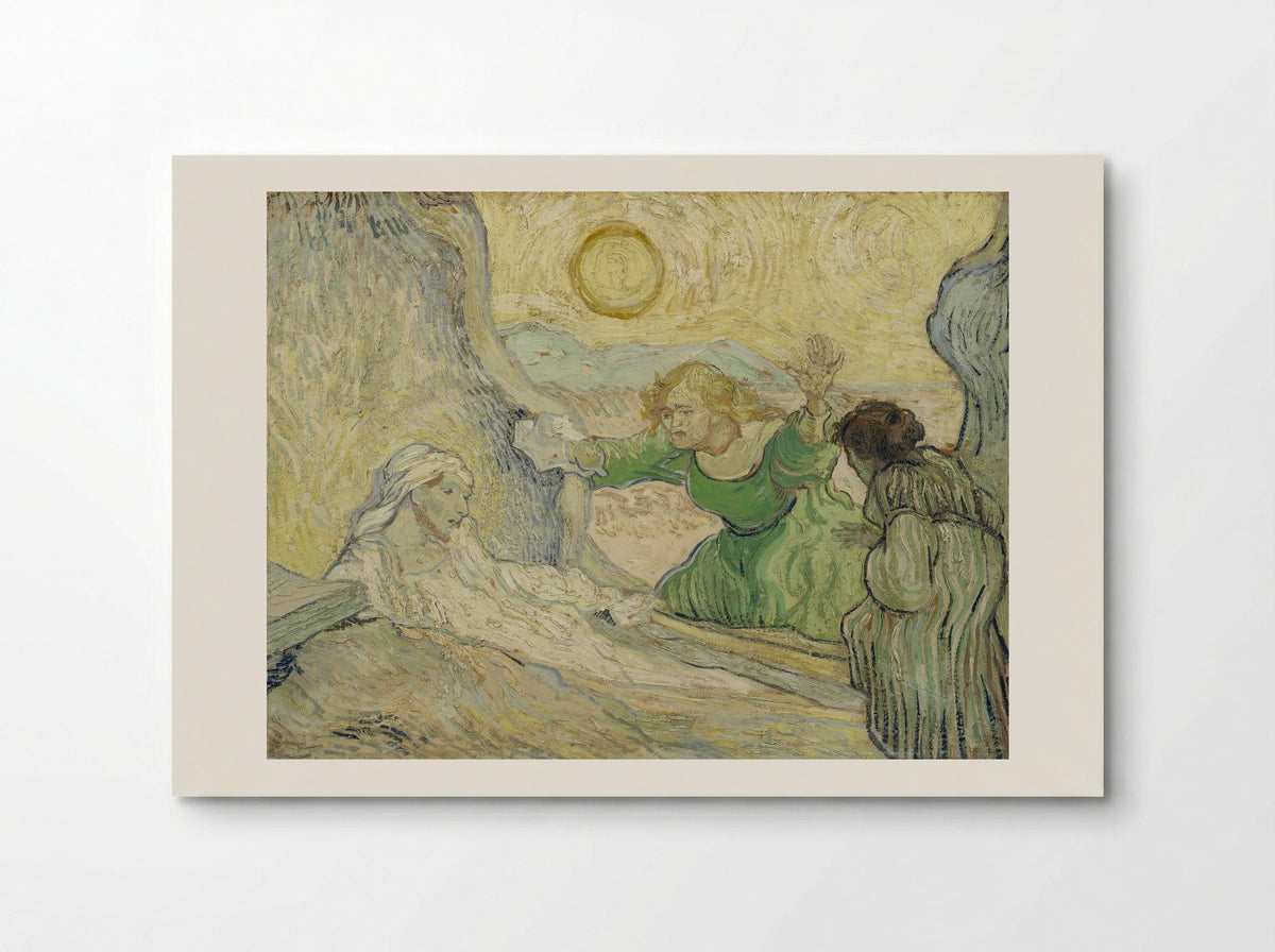 The Raising of Lazarus (after Rembrandt) - Vincent van Gogh - Poster
