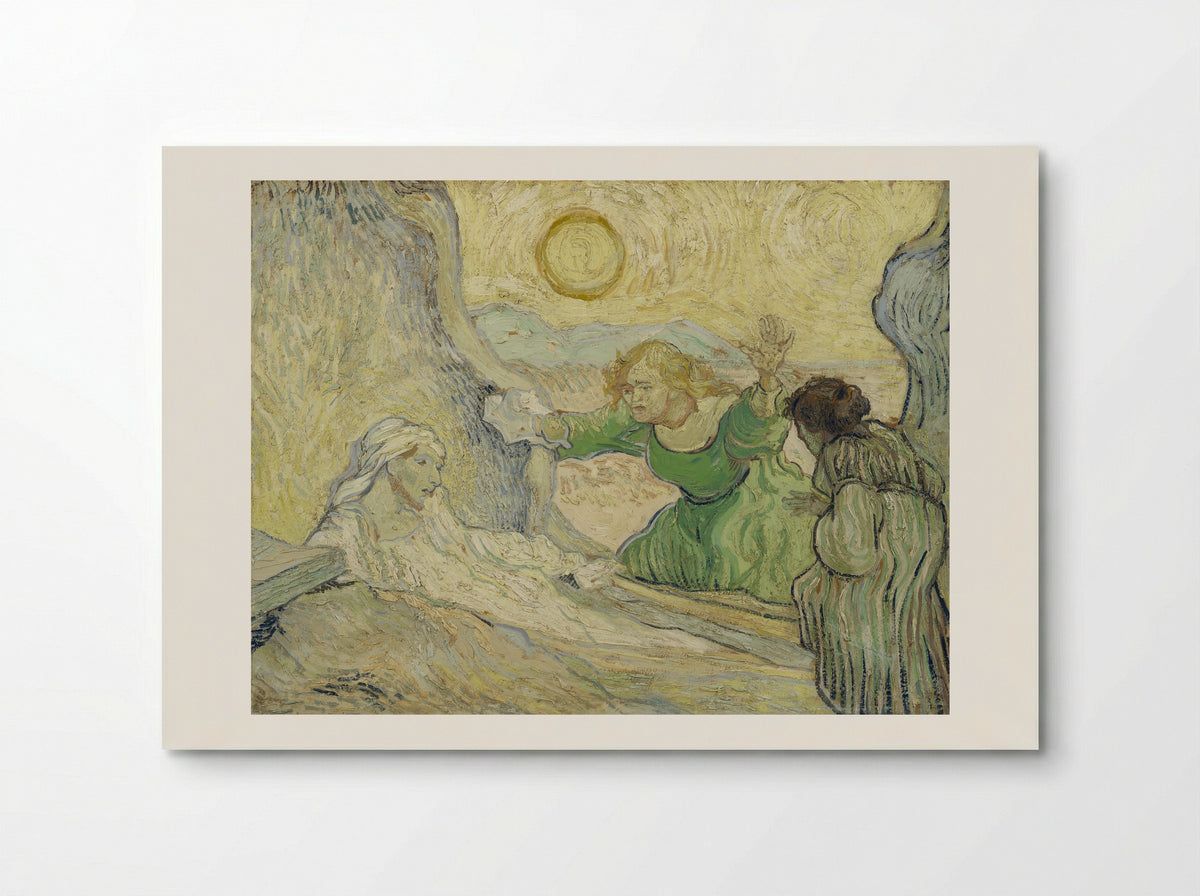 The Raising of Lazarus (after Rembrandt) - Vincent van Gogh - Poster