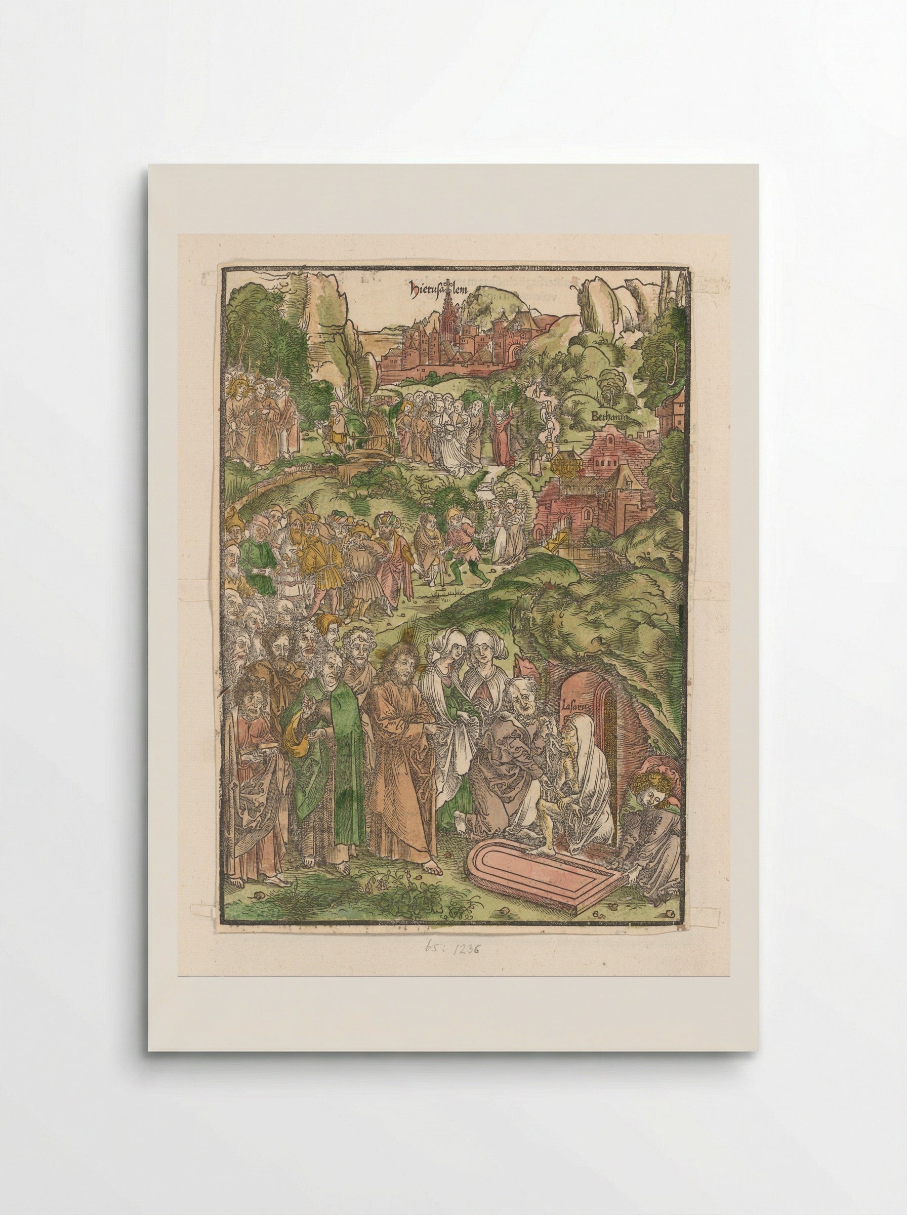 The Raising of Lazarus - Urs Graf - Poster