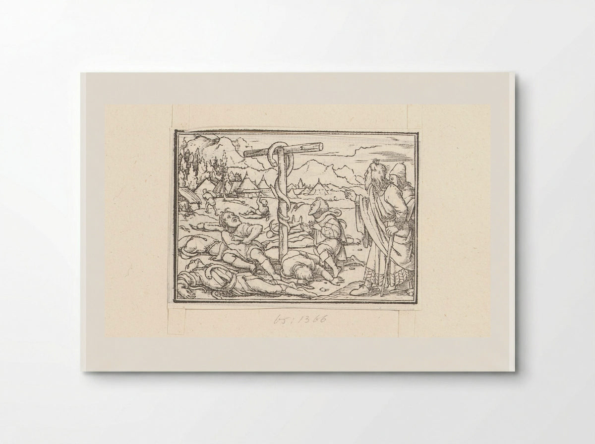 The Raising of the Brazen Serpent - Veit Rudolf Specklin - Poster