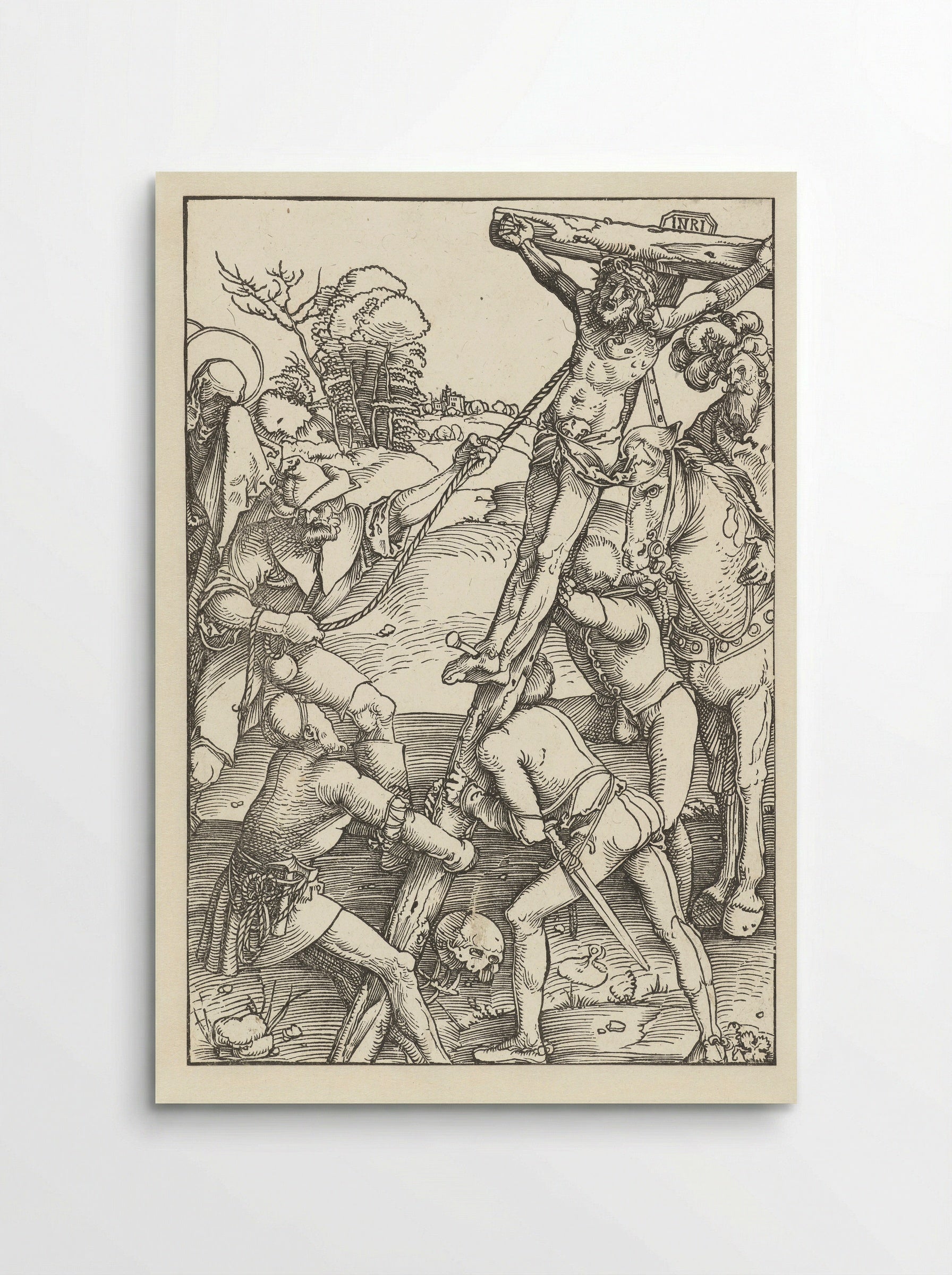 The Raising of the Cross - Hans Baldung Grien - Poster