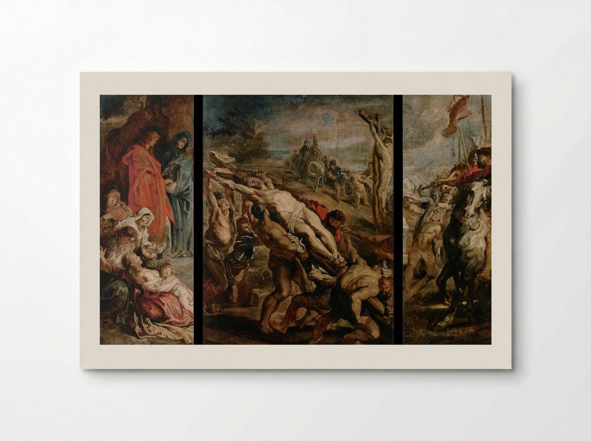 The Raising of the Cross - Peter Paul Rubens - Poster