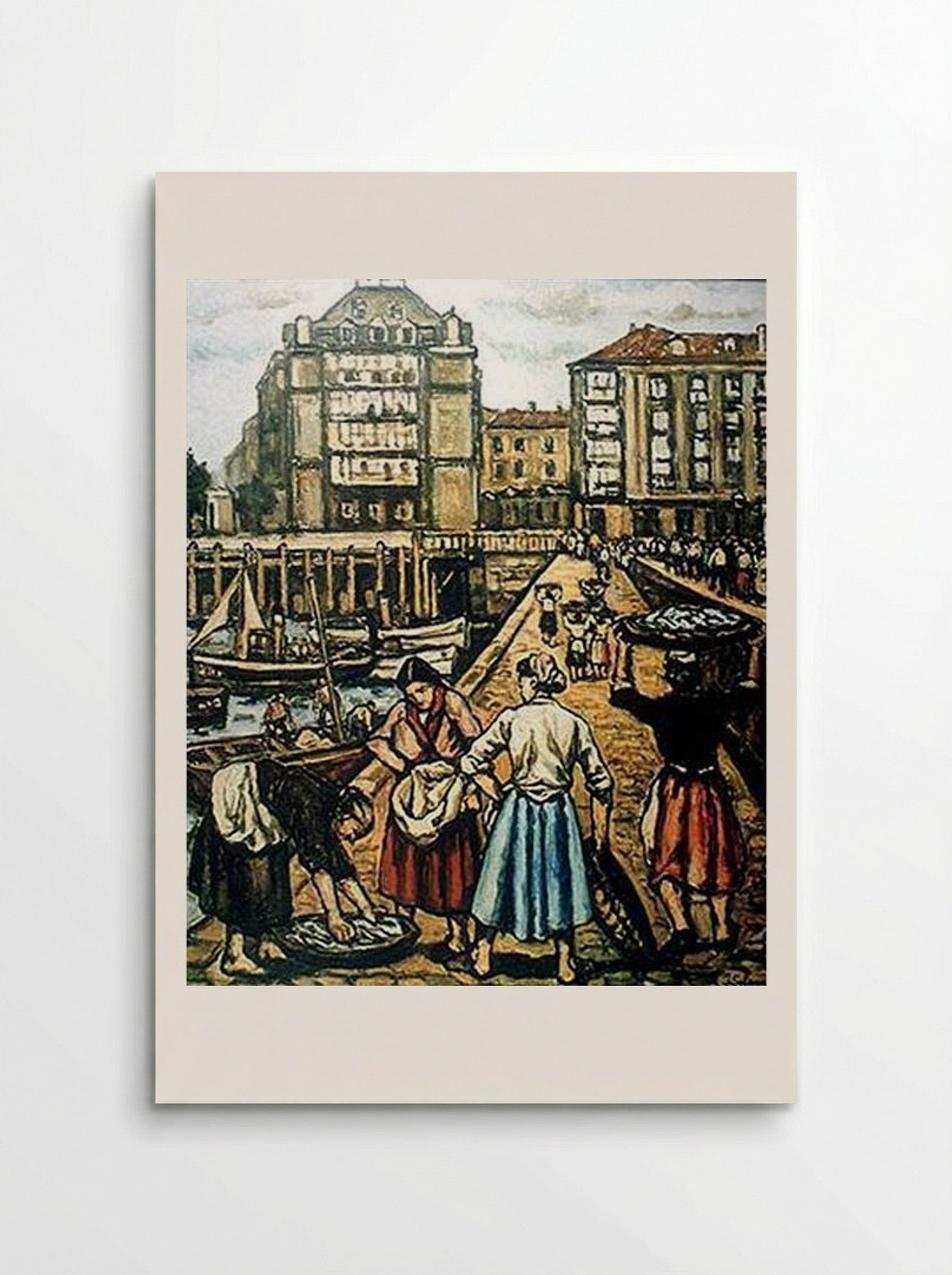 The Ramp at Puerto Chico - José Gutiérrez Solana - Poster