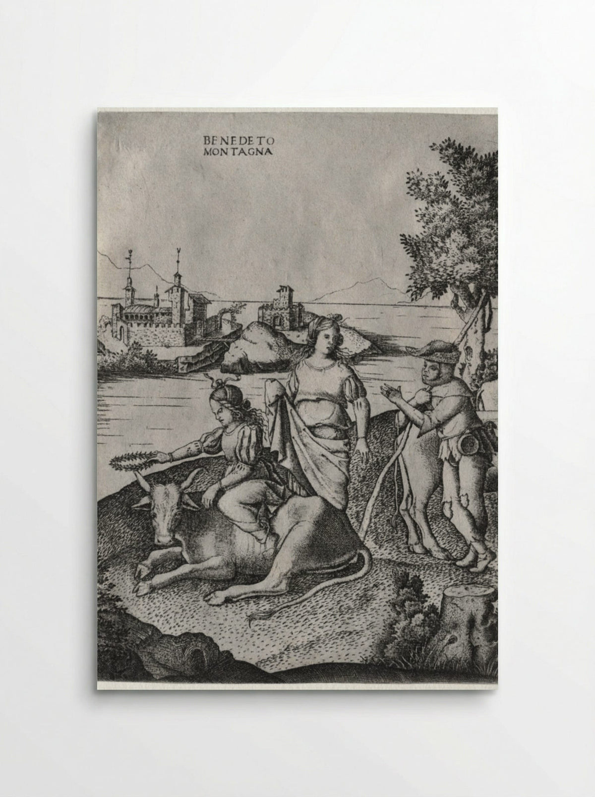 The Rape of Europa - Benedetto Montagna - Poster