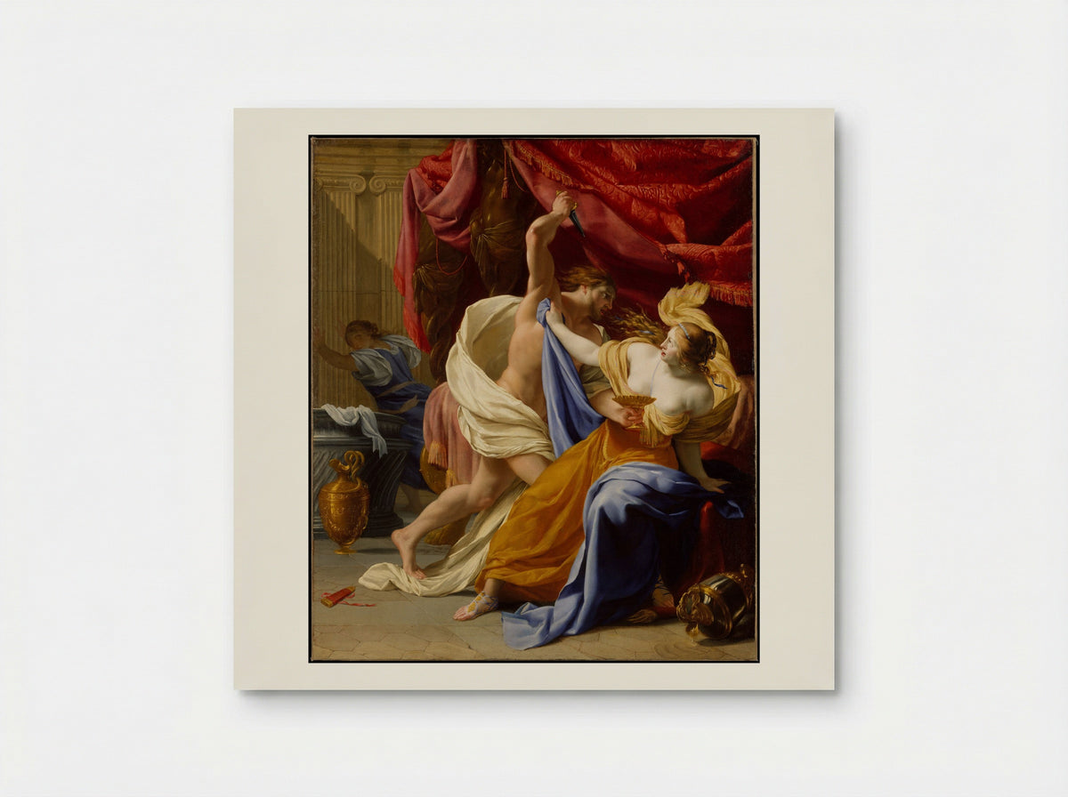 The Rape of Tamar - Eustache Le Sueur - Poster