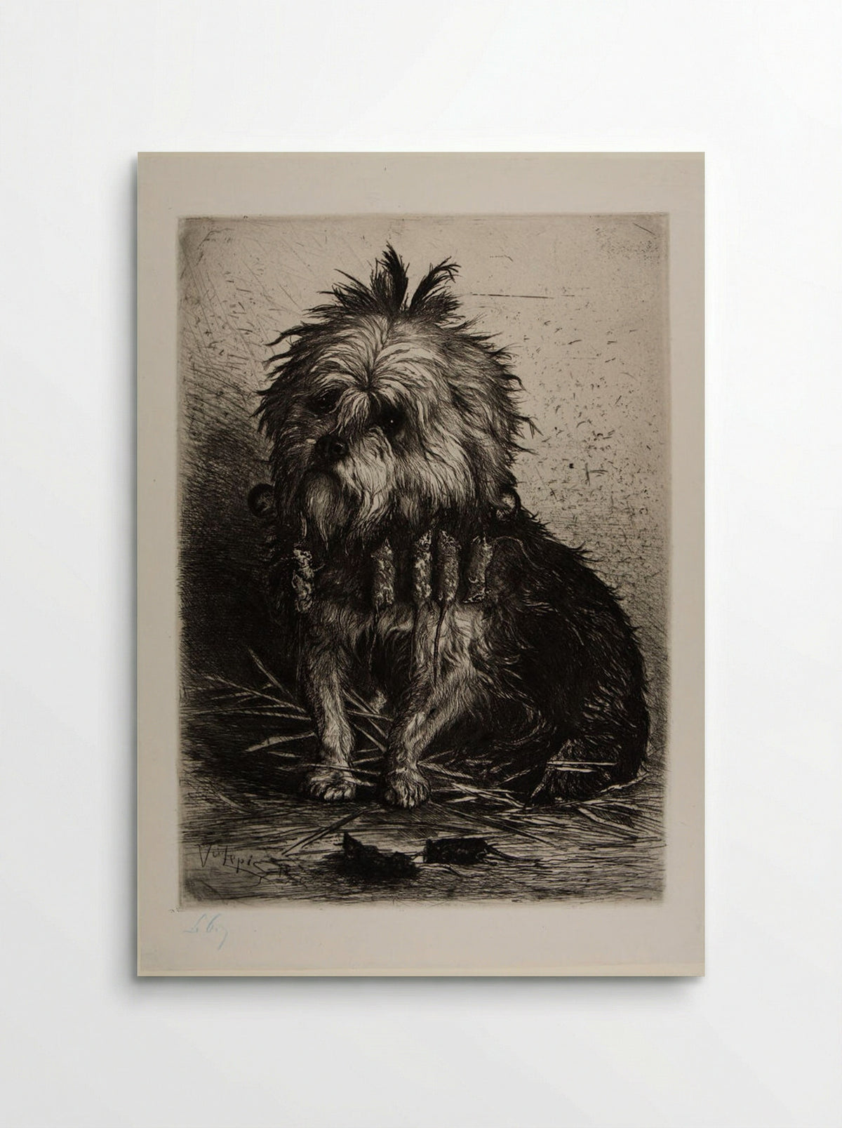 The Rat-Catching Griffon - Ludovic Napoléon Lepic - Poster