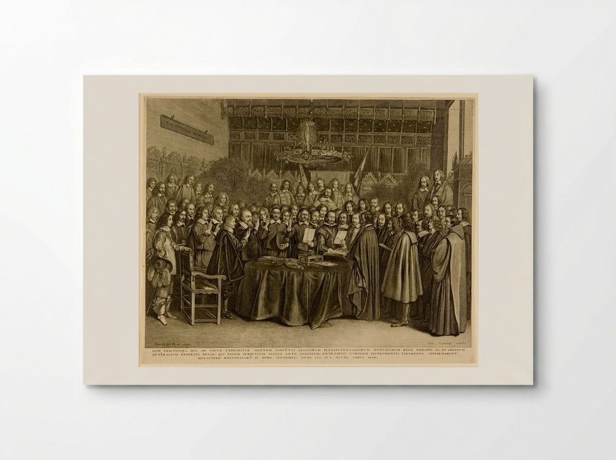 The Ratification of the Peace of Münster - Jonas Suyderhoef - Poster