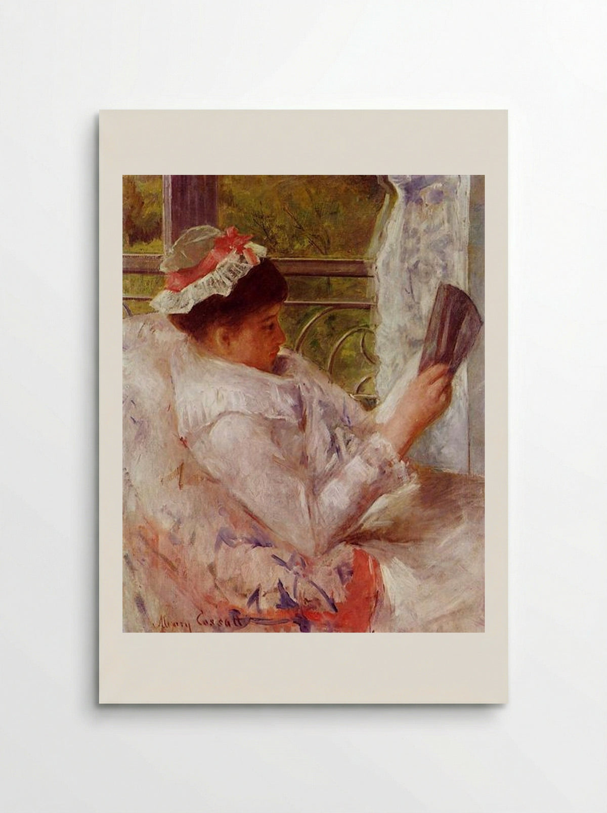 The Reader - Mary Cassatt - Poster