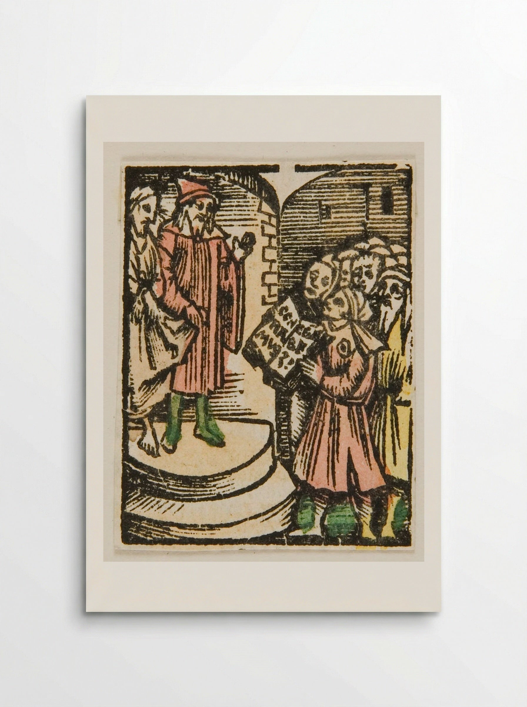 The Reading of the Verdict - Urs Graf - Poster