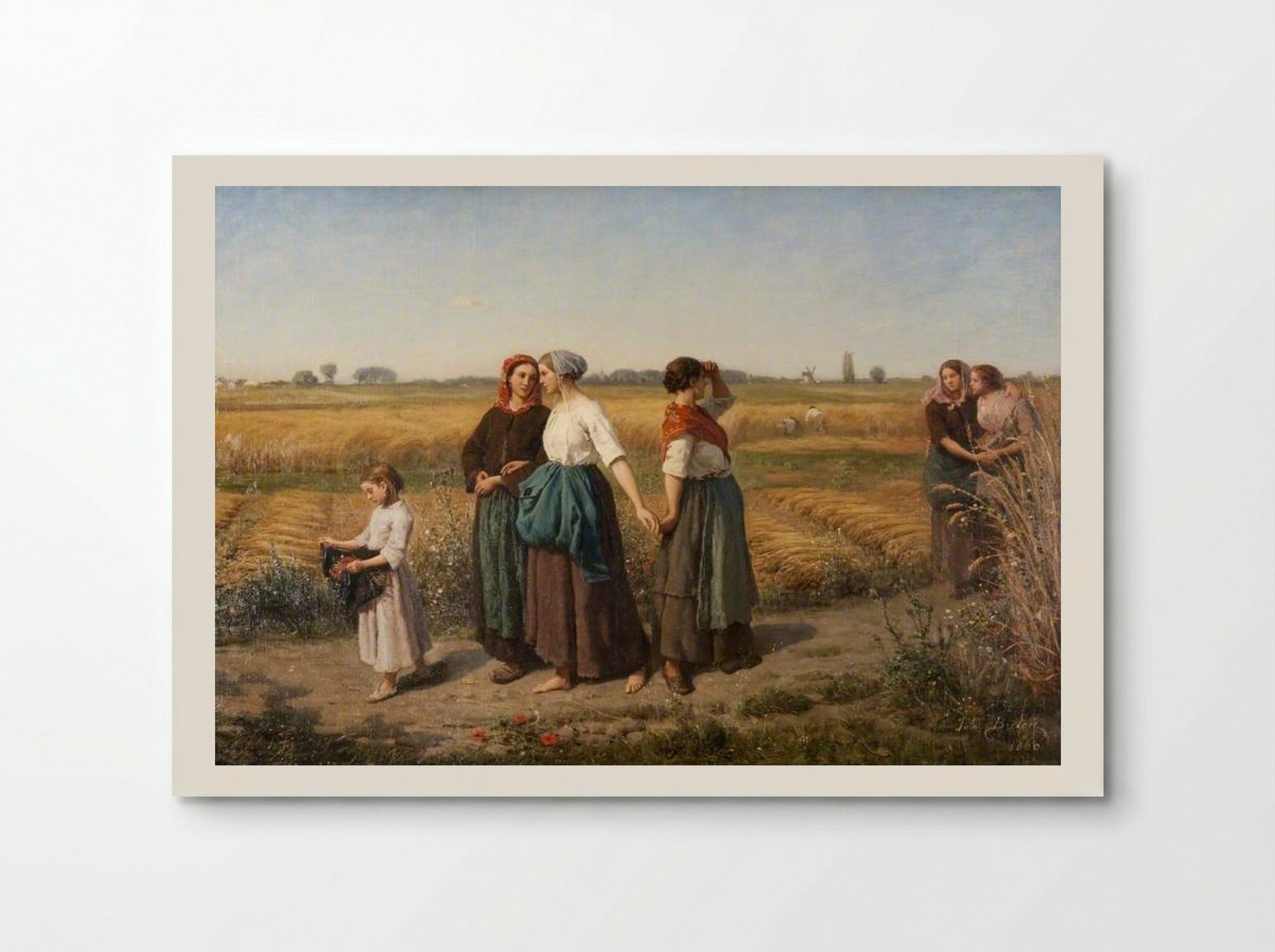 The Reapers - Jules Breton - Poster