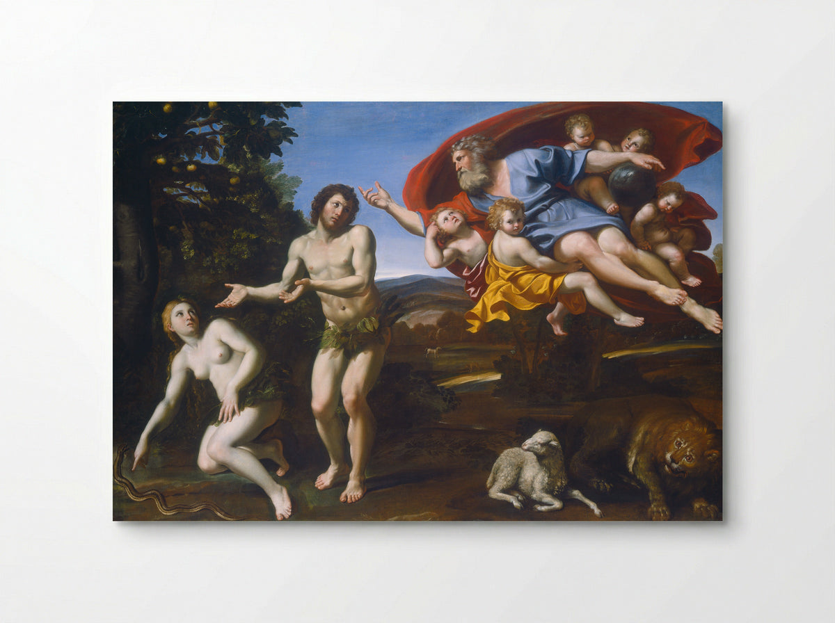 The Rebuke of Adam and Eve - Domenichino - Poster