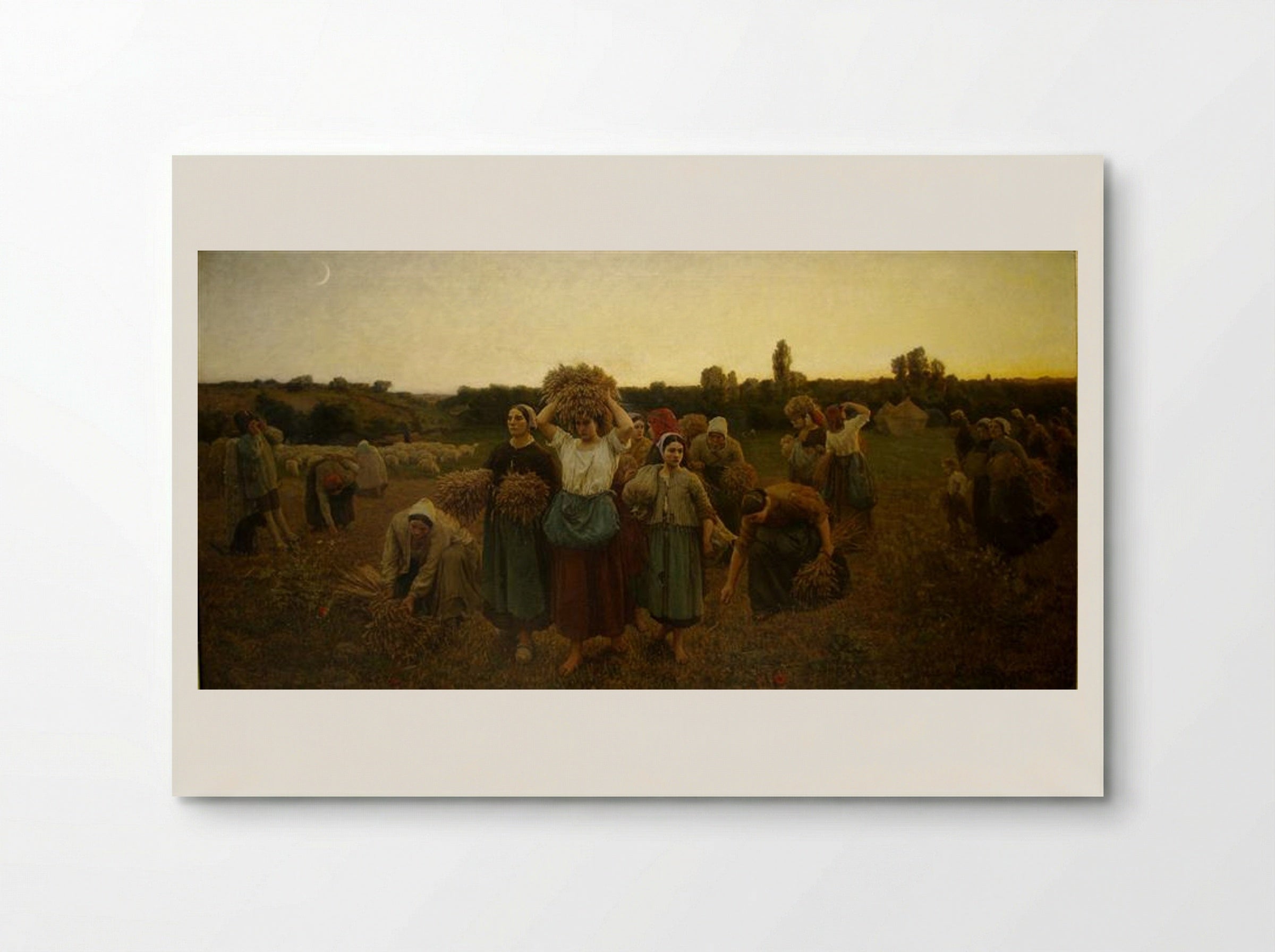 The Recall of the Gleaners - Jules Breton - Poster