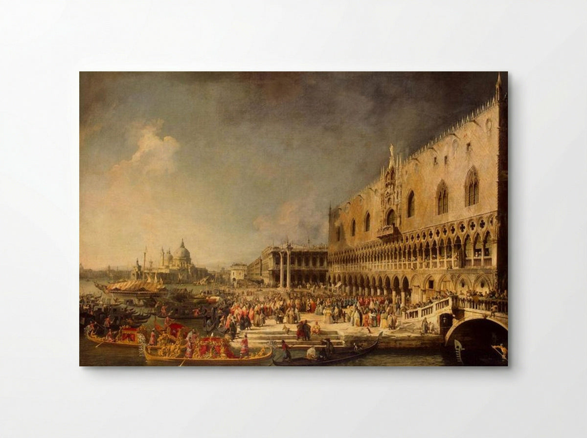 The Reception of the French Ambassador in Venice - Canaletto - Poster