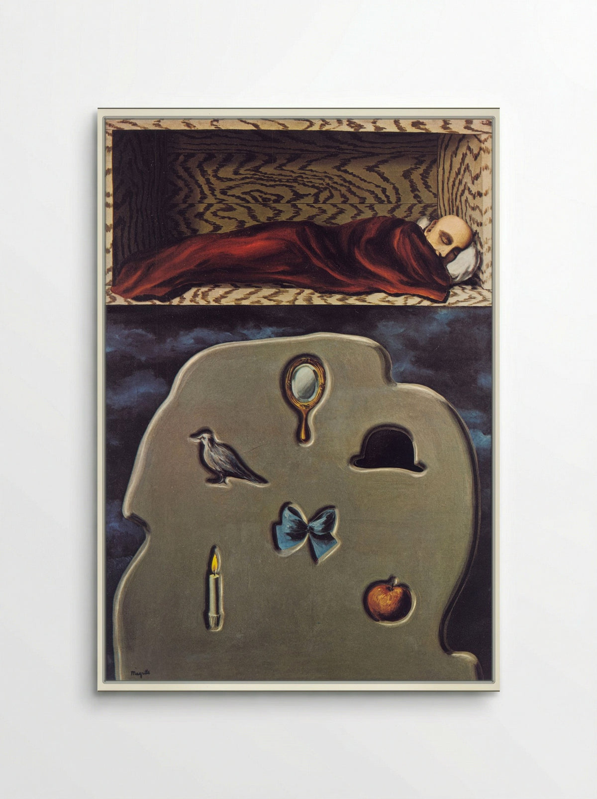 The Reckless Sleeper - René Magritte - Poster