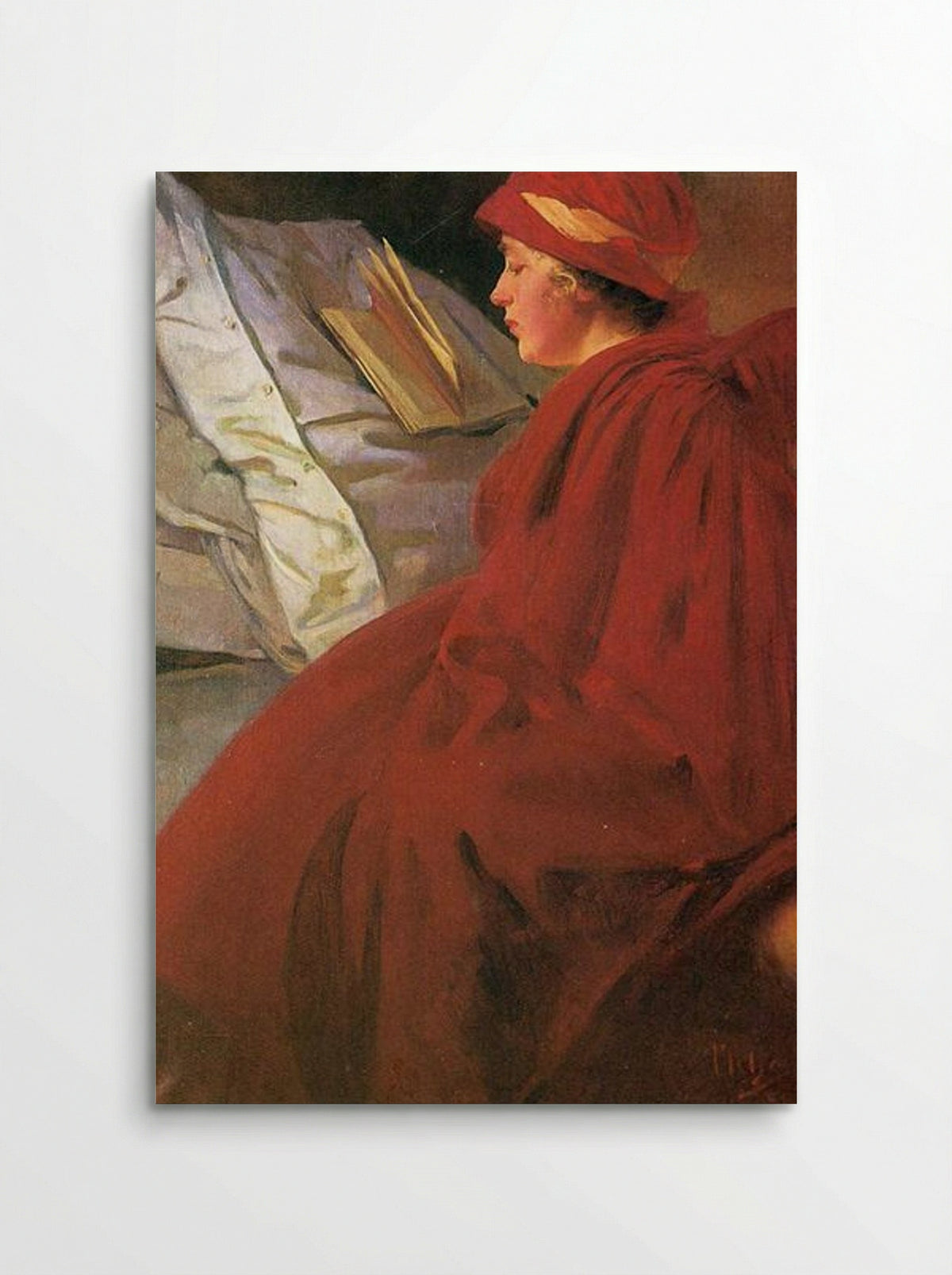 The Red Cape - Alphonse Mucha - Poster
