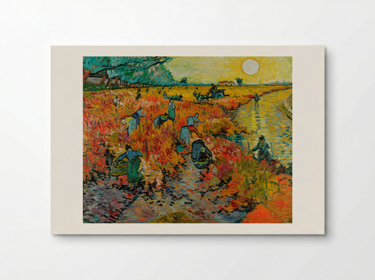 The Red Vineyard - Vincent van Gogh - Poster