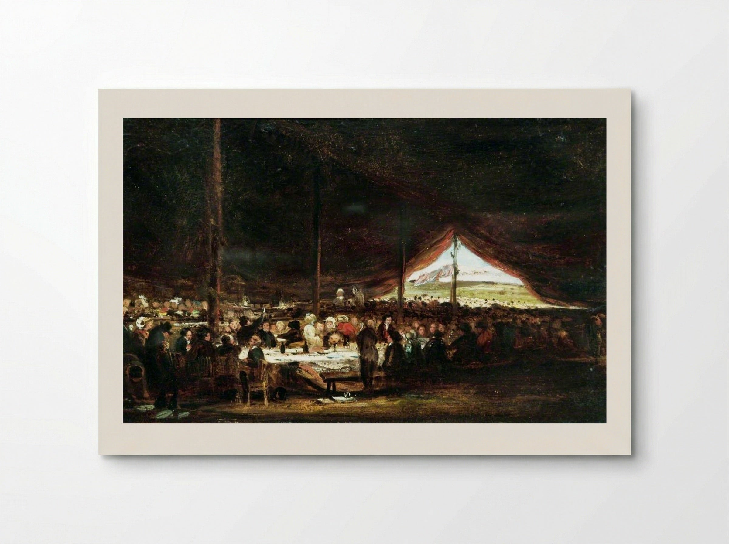 The Reform Club Banquet, Edinburgh - William Collins - Poster