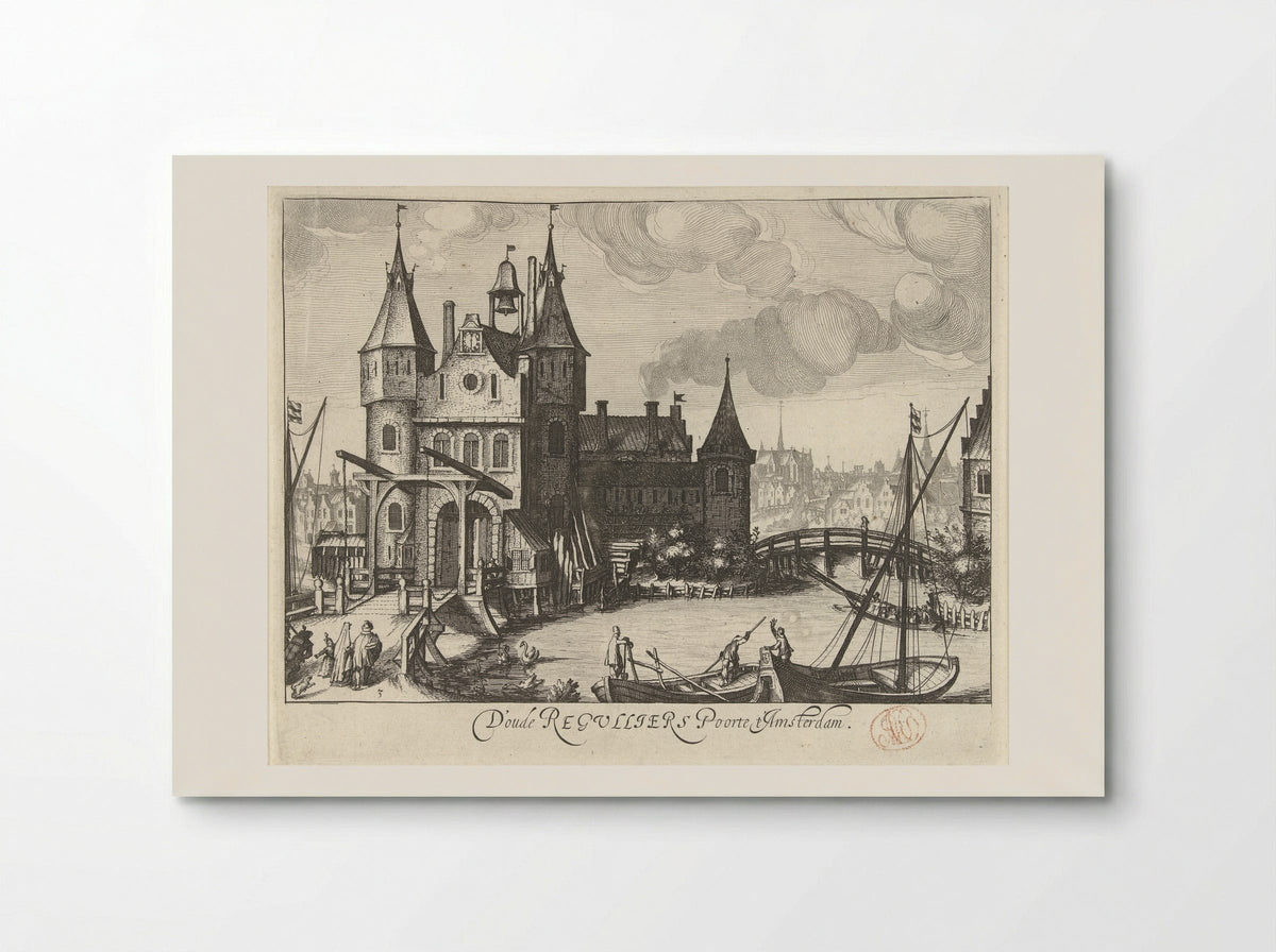 The Regulierspoort in Amsterdam - Simon Frisius - Poster