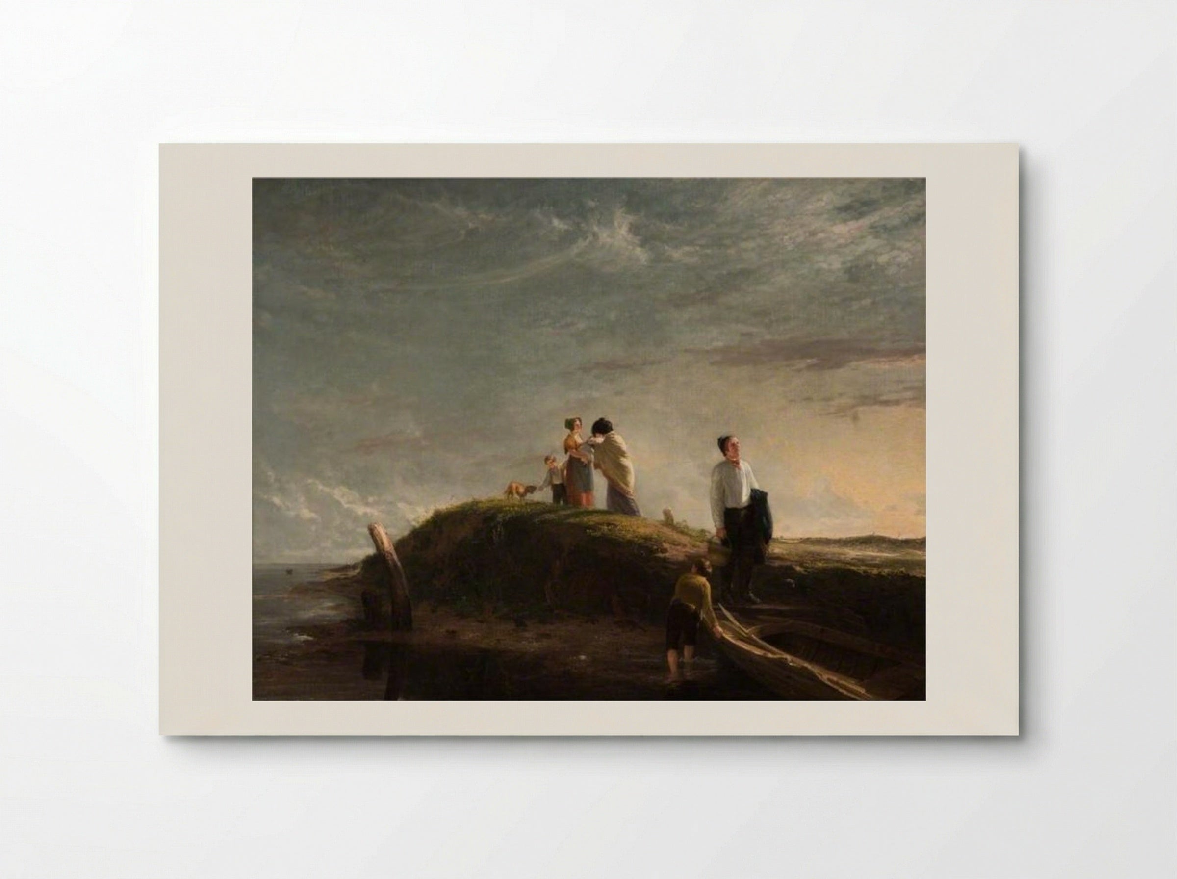 The Reluctant Departure - William Collins - Poster