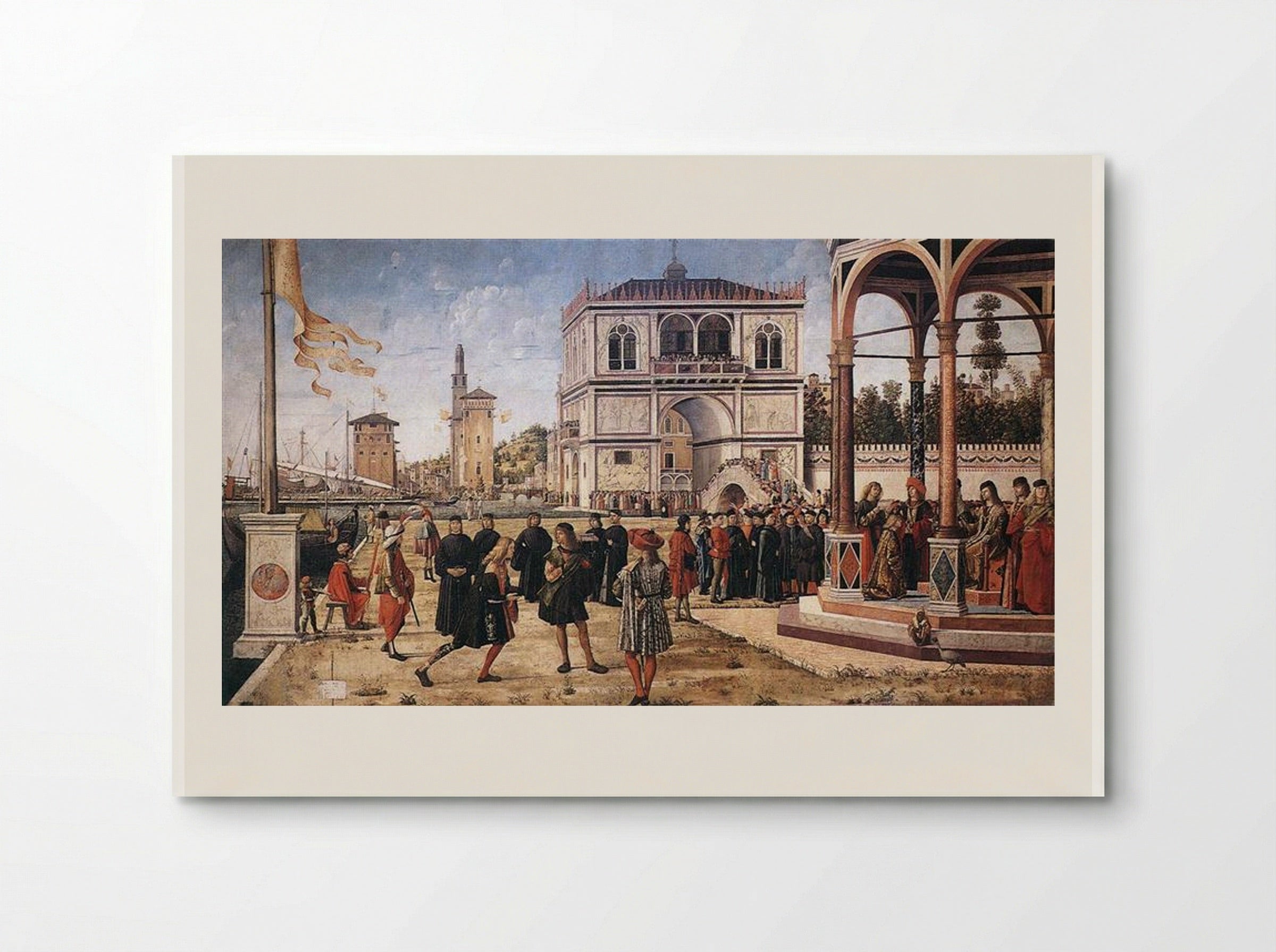 The Repatriation of the English Ambassadors - Vittore Carpaccio - Poster