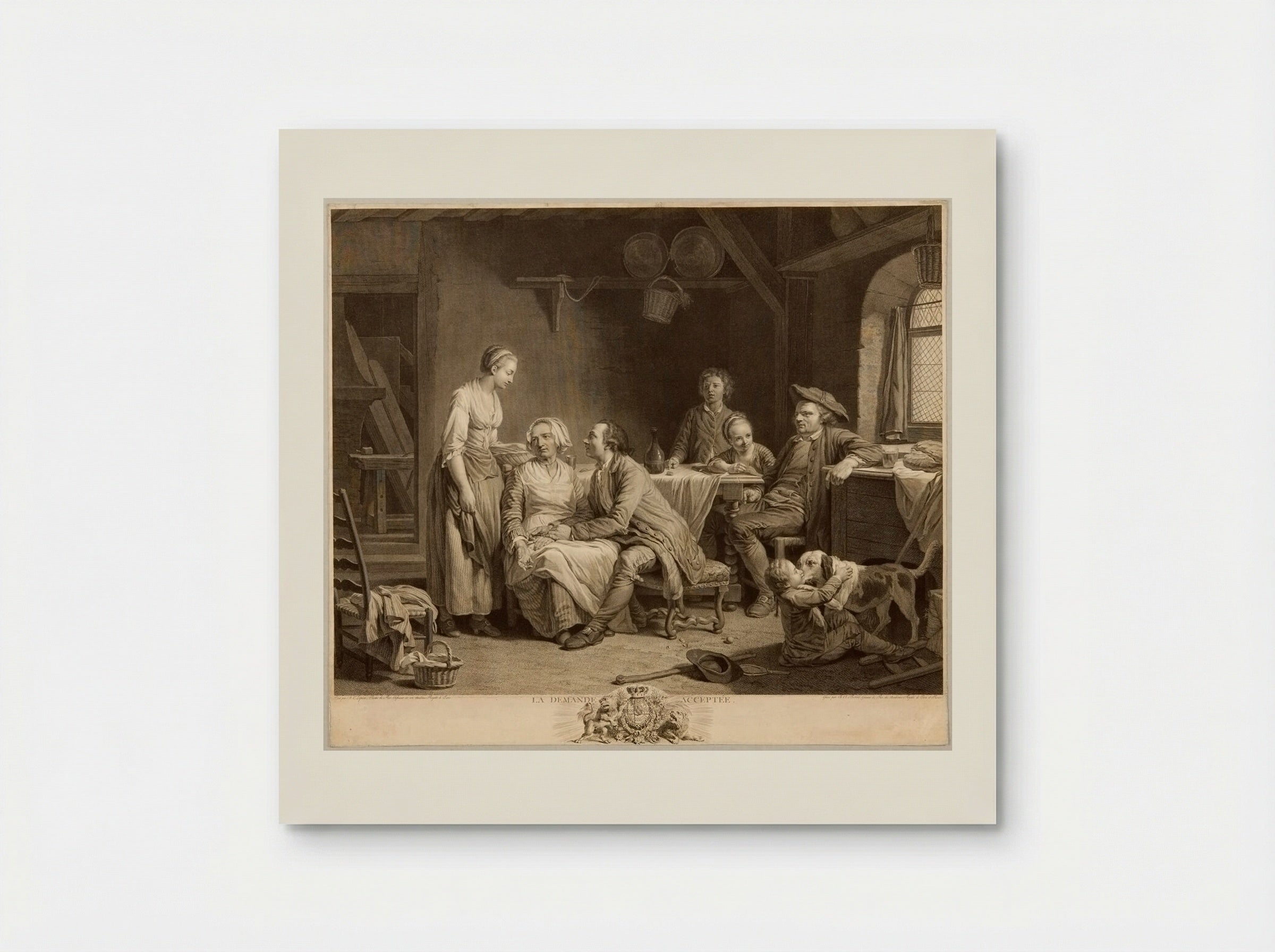 The Request Granted - Charles Clément Bervic - Poster