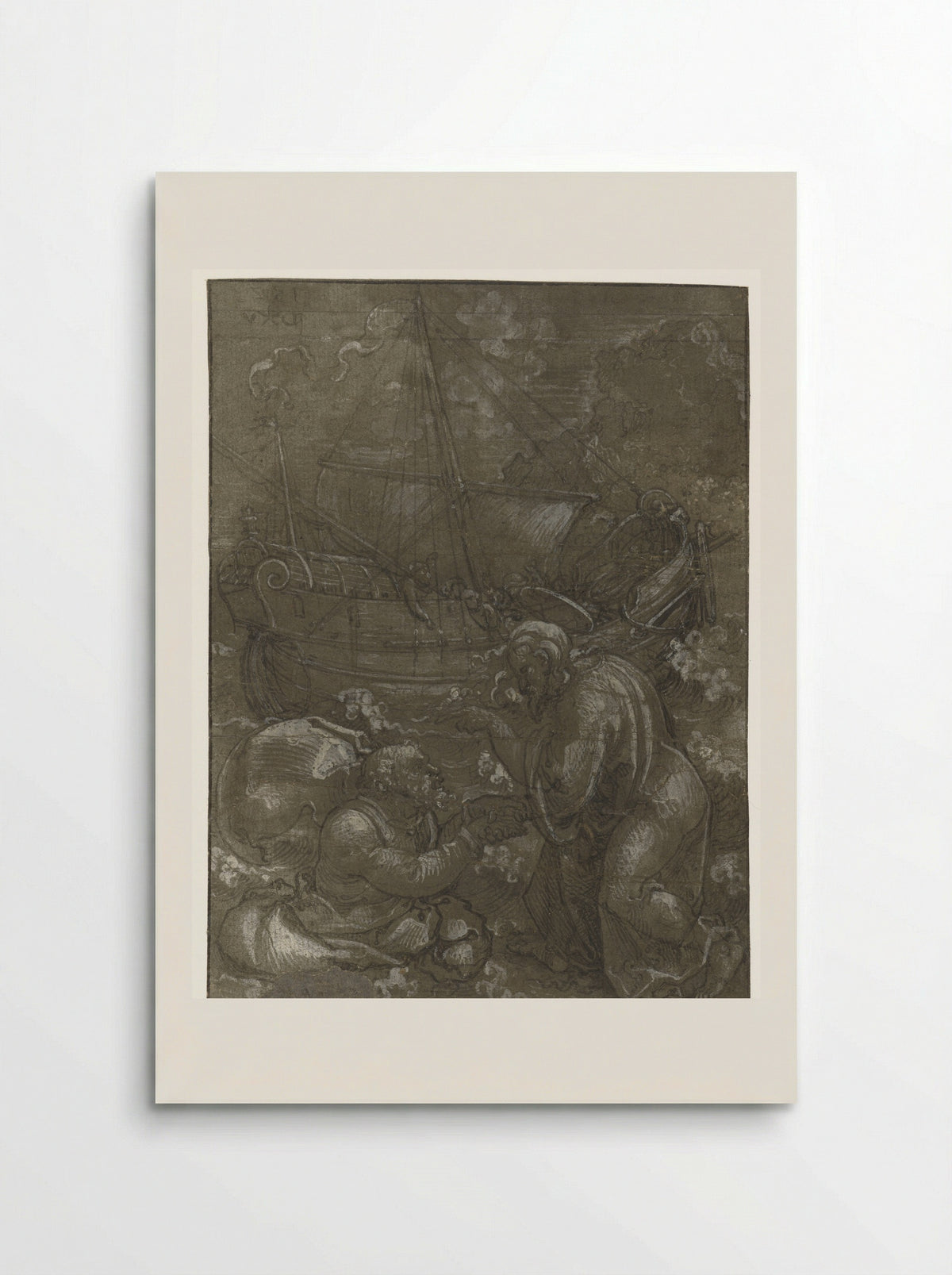 The Rescue of Saint Peter by Christ - Dirck Vellert - Poster