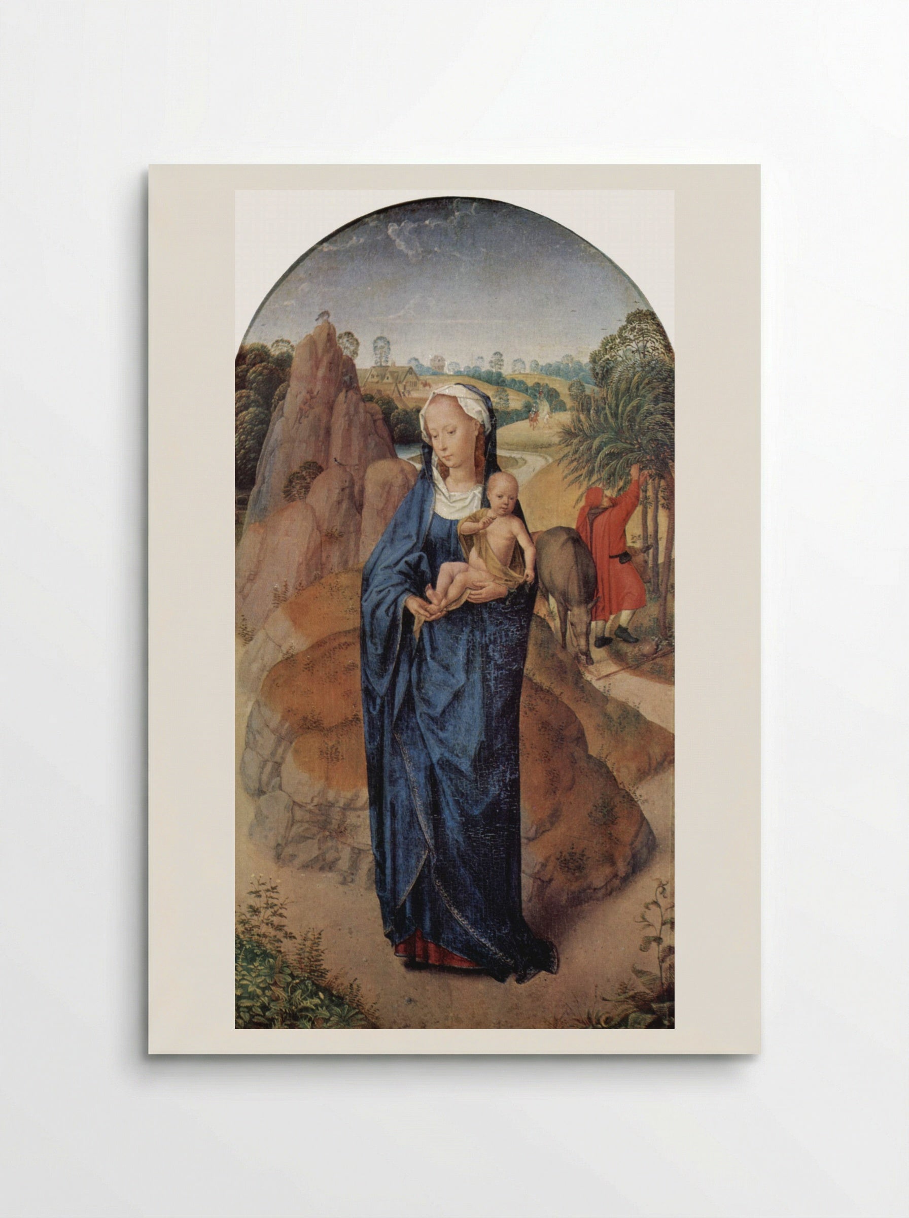 The Rest on the Flight into Egypt - Hans Memling - Poster
