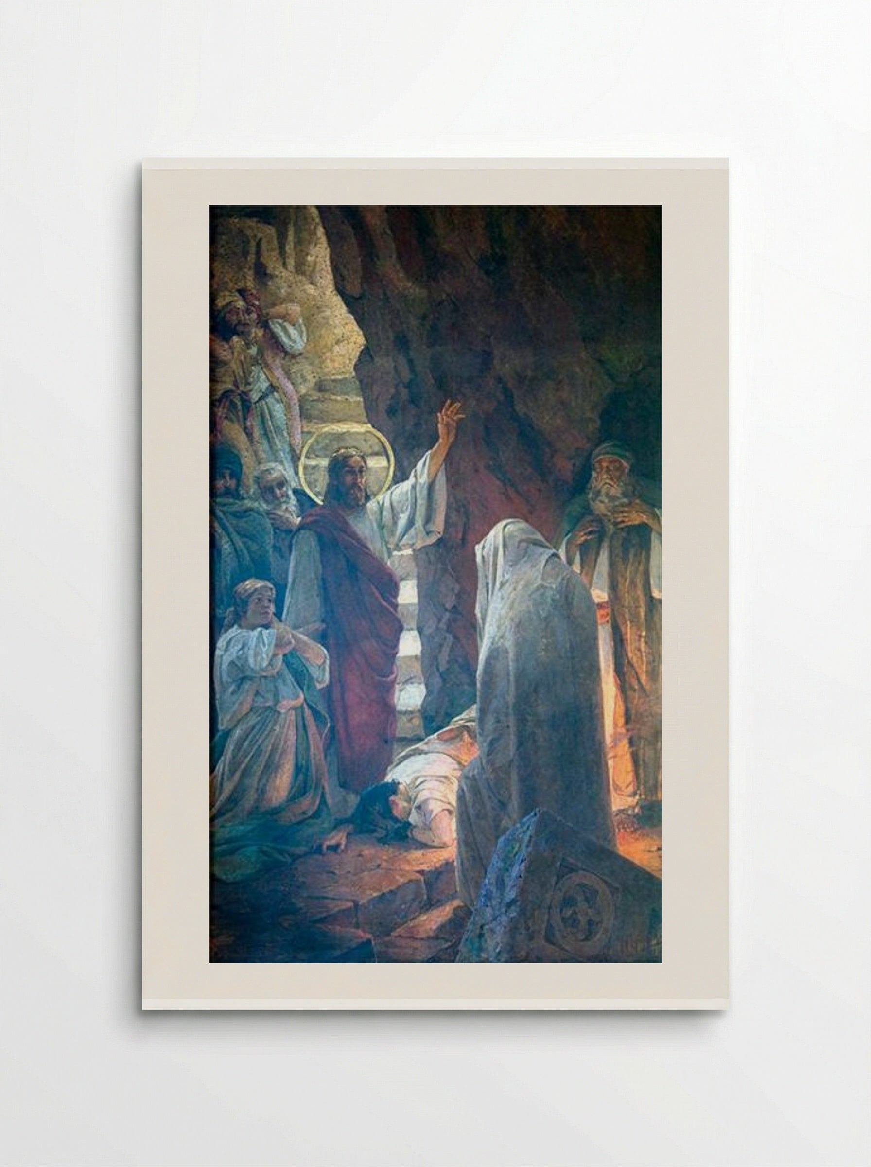 The Resurrection of Lazarus - Wilhelm Kotarbinski - Poster