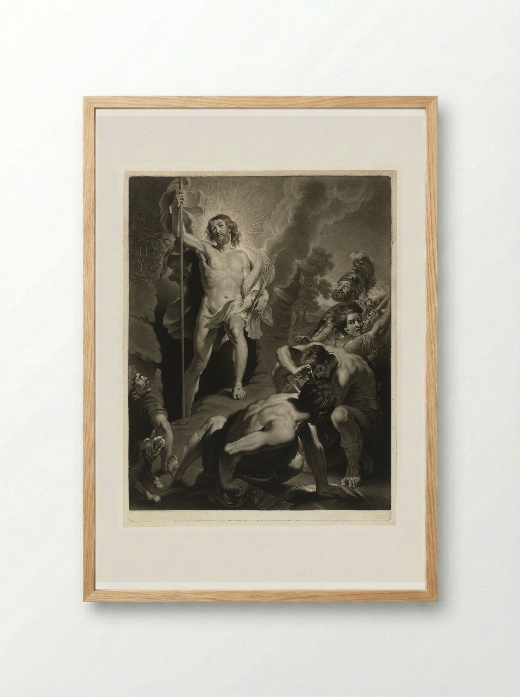The Resurrection - Charles Howard Hodges - Framed Print Wood