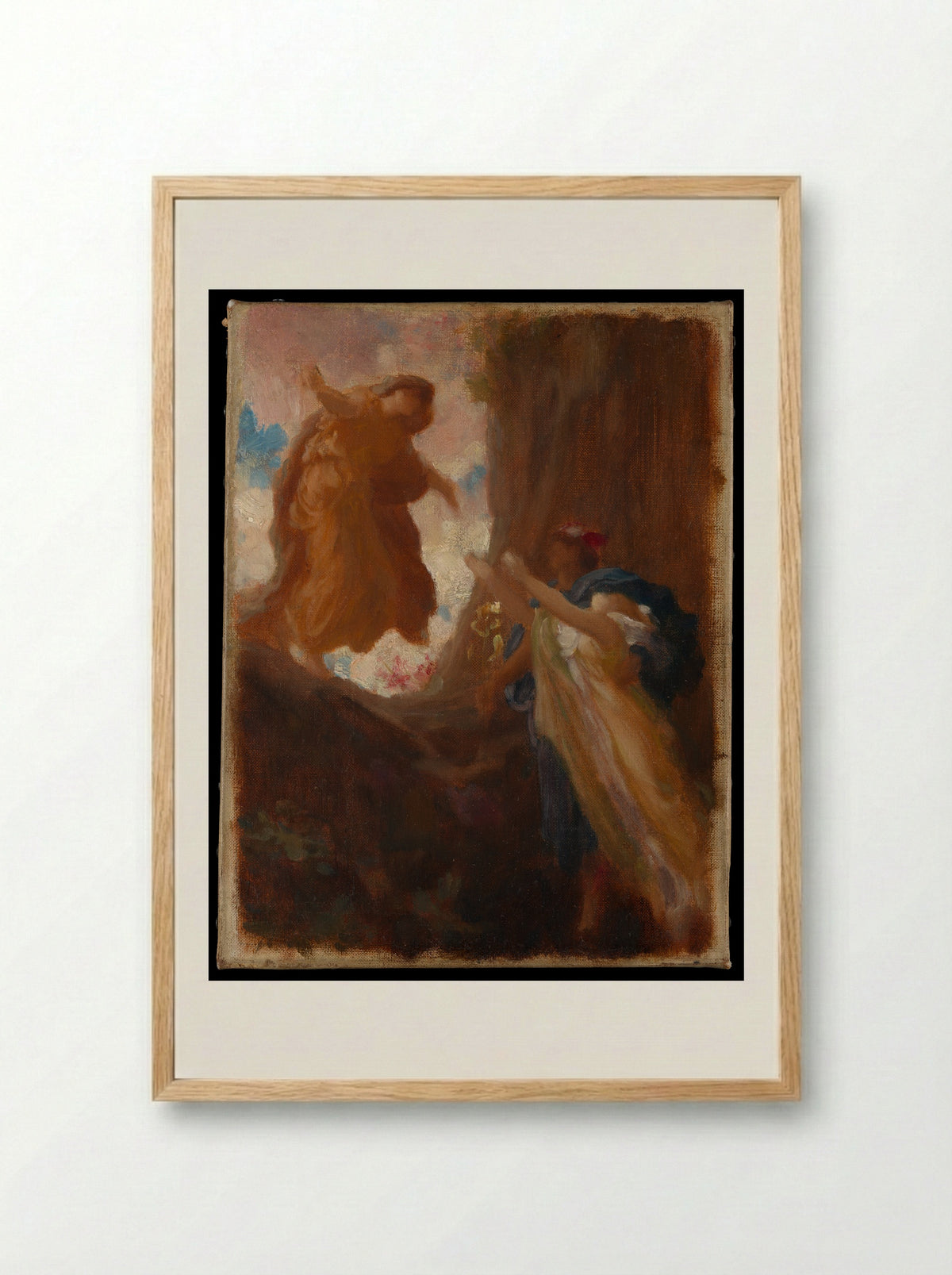 The Return of Persephone - Frederic, Lord Leighton - Framed Print Wood