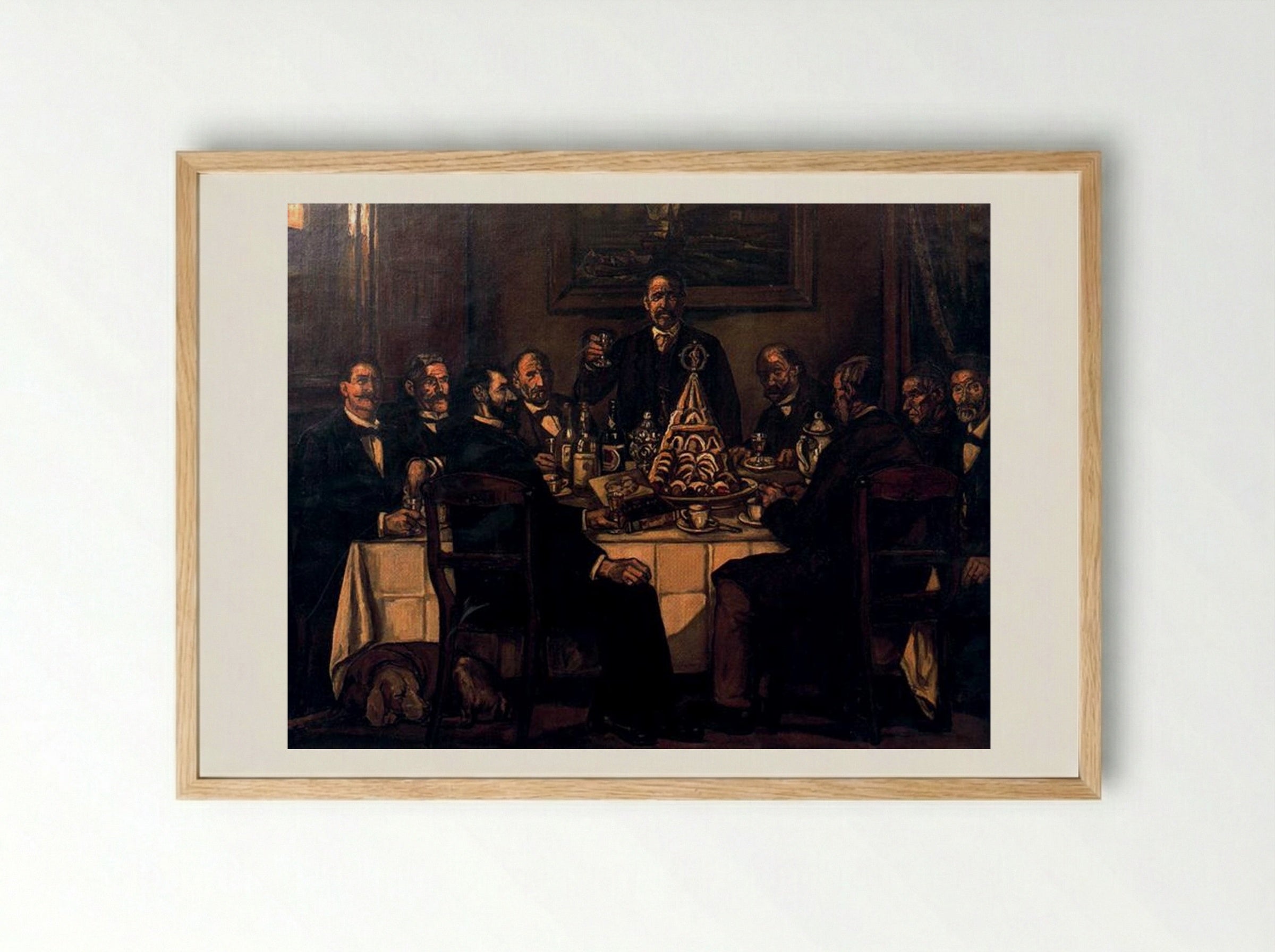 The Return of the Indian - José Gutiérrez Solana - Framed Print Wood