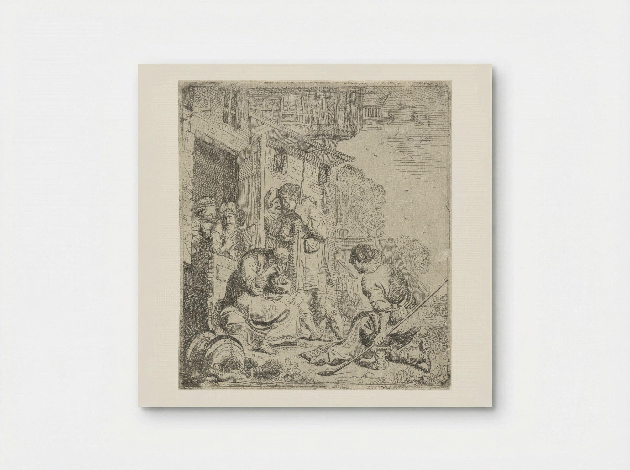 The Return of the Prodigal Son - Arnold Houbraken - Poster