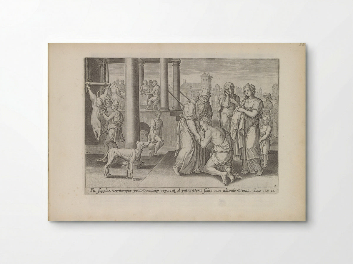 The Return of the Prodigal Son - Claes Jansz. Visscher (II) - Poster