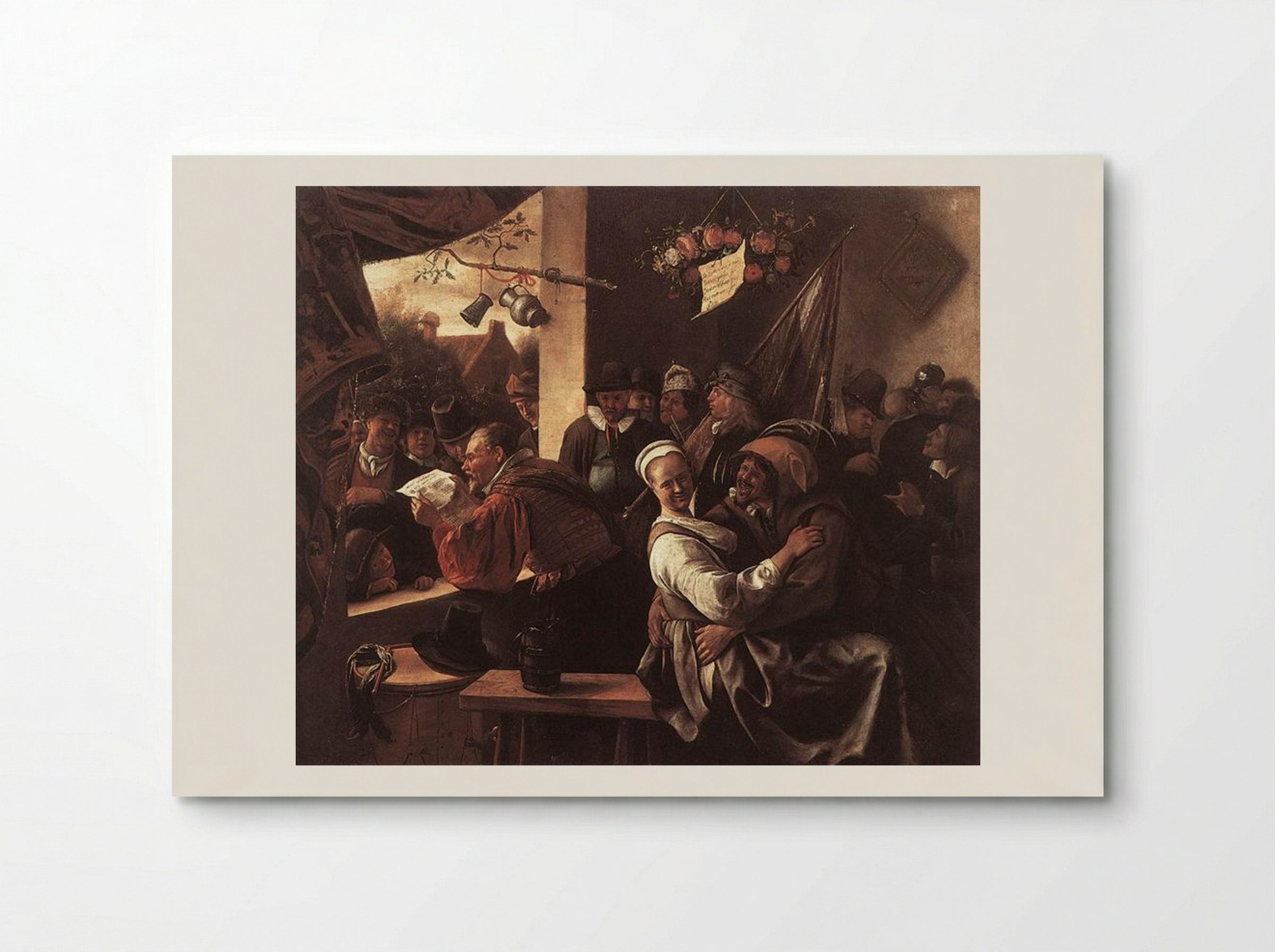 The Rhetoricians - Jan Steen - Poster