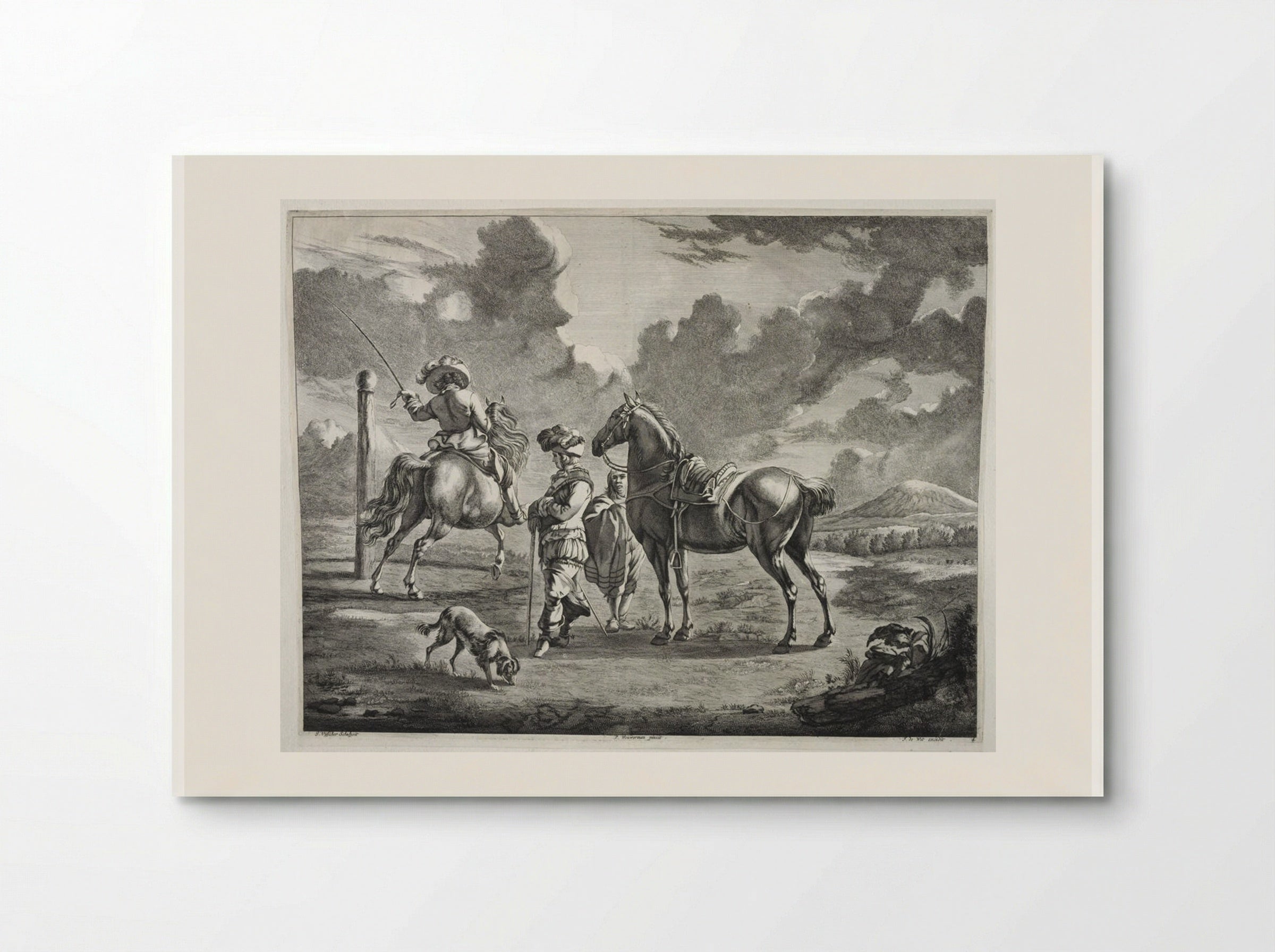 The Riding School - Johannes Visscher - Poster
