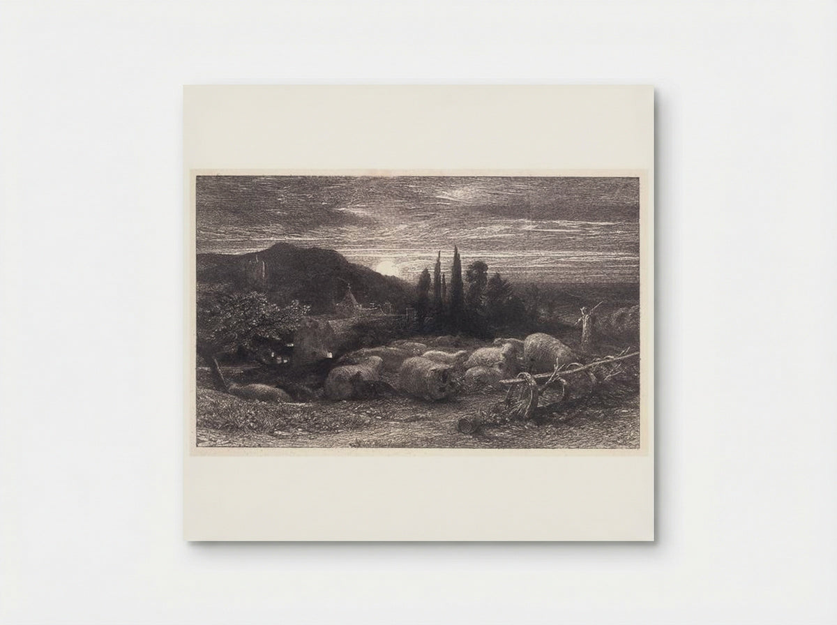 The Rising Moon - Samuel Palmer - Poster