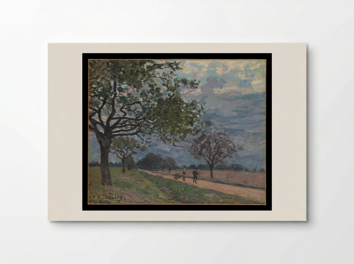 The Road from Versailles to Louveciennes - Alfred Sisley - Poster
