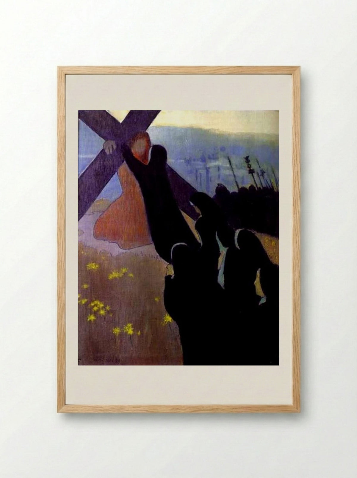The Road to Calvary - Maurice Denis - Framed Print Wood