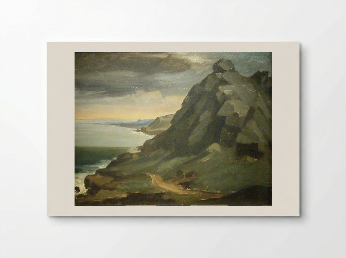 The Rock of Castel Vendon - Jean-Francois Millet - Poster