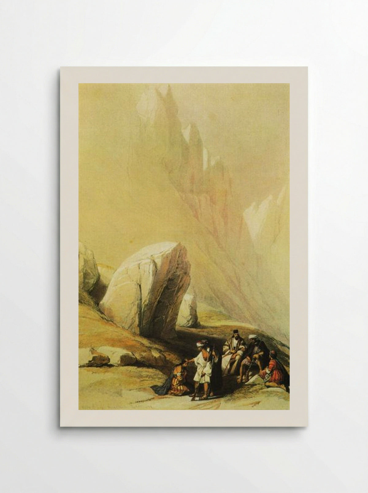 The Rock of Moses - David Roberts - Poster