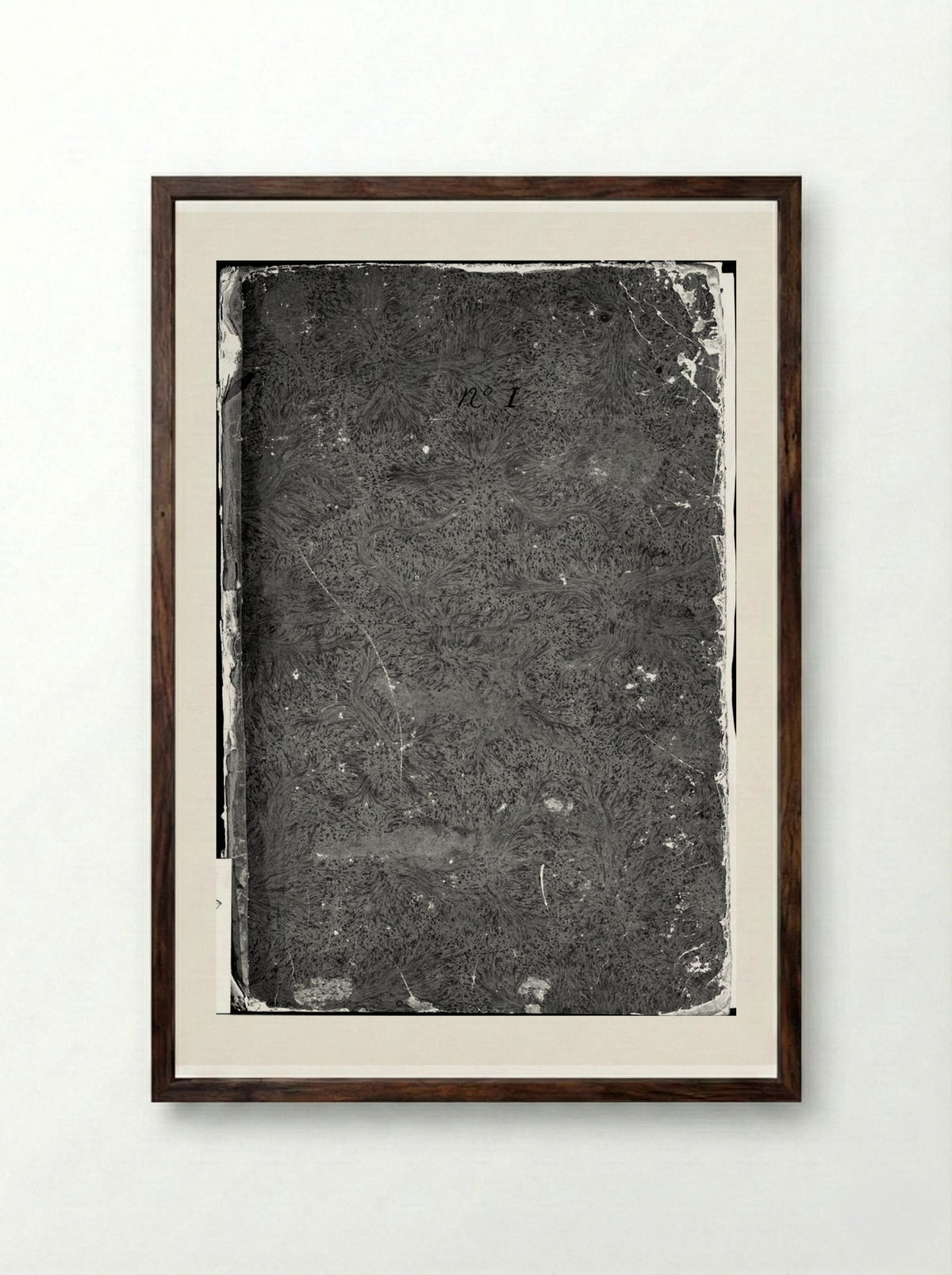 The Roman Album (Cover) - Jacques-Louis David - Framed Print Dark Wood