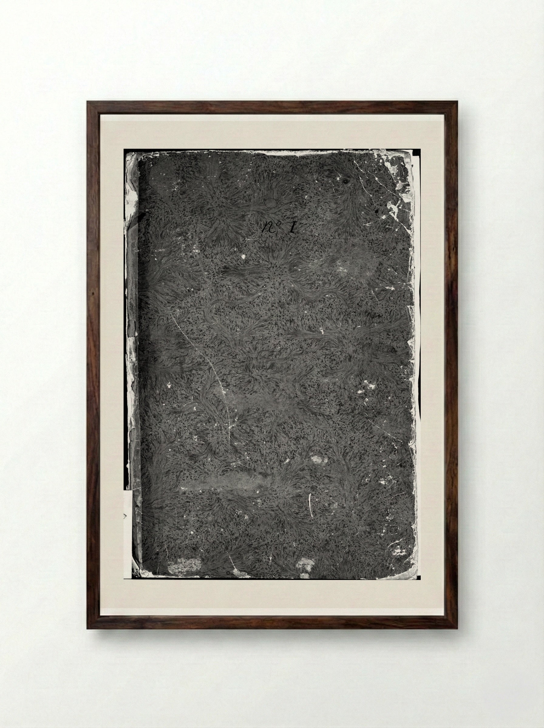 The Roman Album (Cover) - Jacques-Louis David - Framed Print Dark Wood