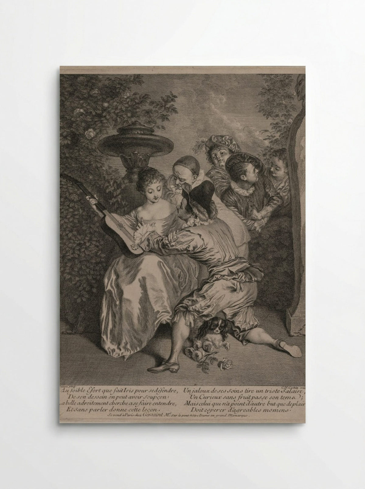 The Romancer - Charles-Nicolas Cochin - Poster