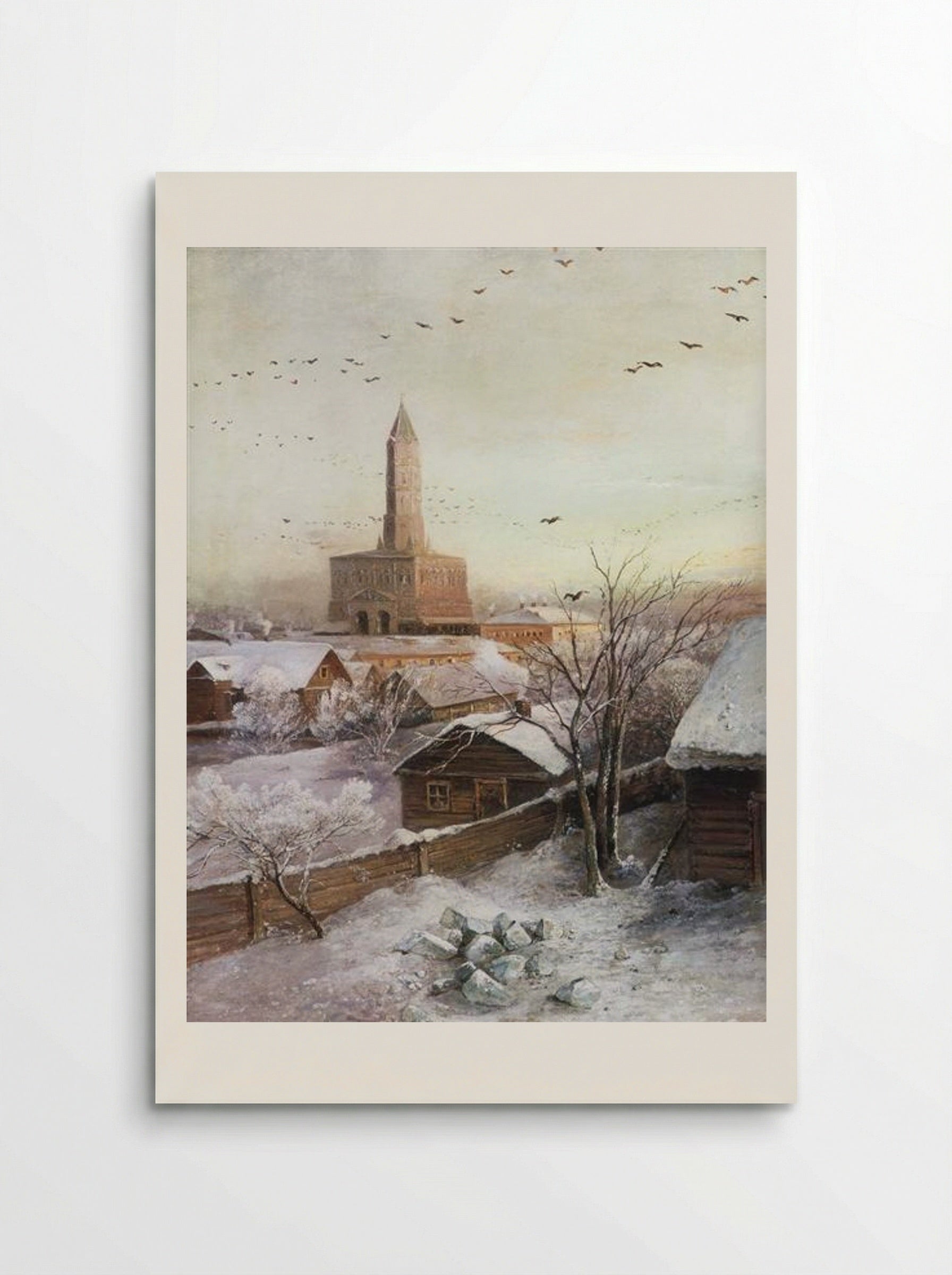 The Rooks Have Come Back - Aleksey Savrasov - Poster