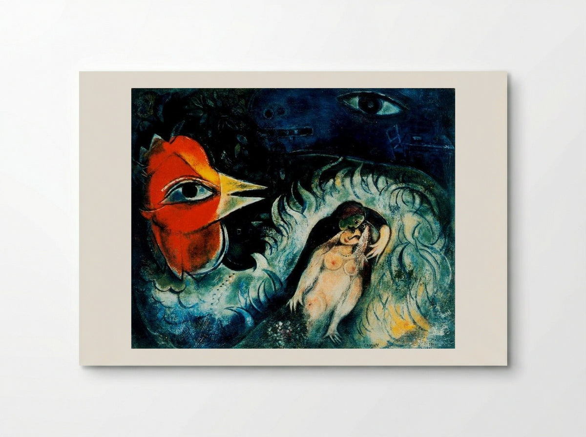 The Rooster in Love - Marc Chagall - Poster