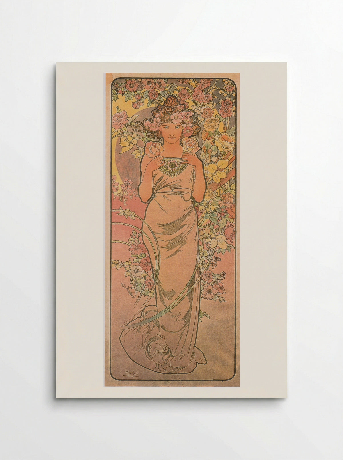 The Rose - Alphonse Mucha - Poster